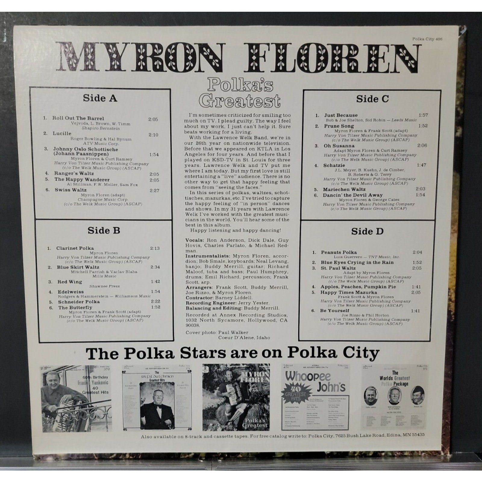 Myron Floren ‎– Polka's Greatest (Vinyl)
