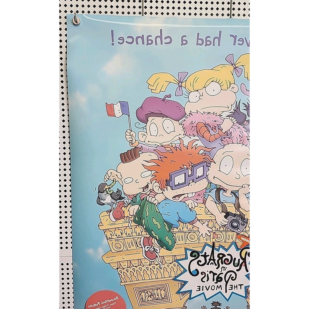 2000 Rugrats in Paris The Movie Double Sided 27" x 41" Theatrical Movie Poster