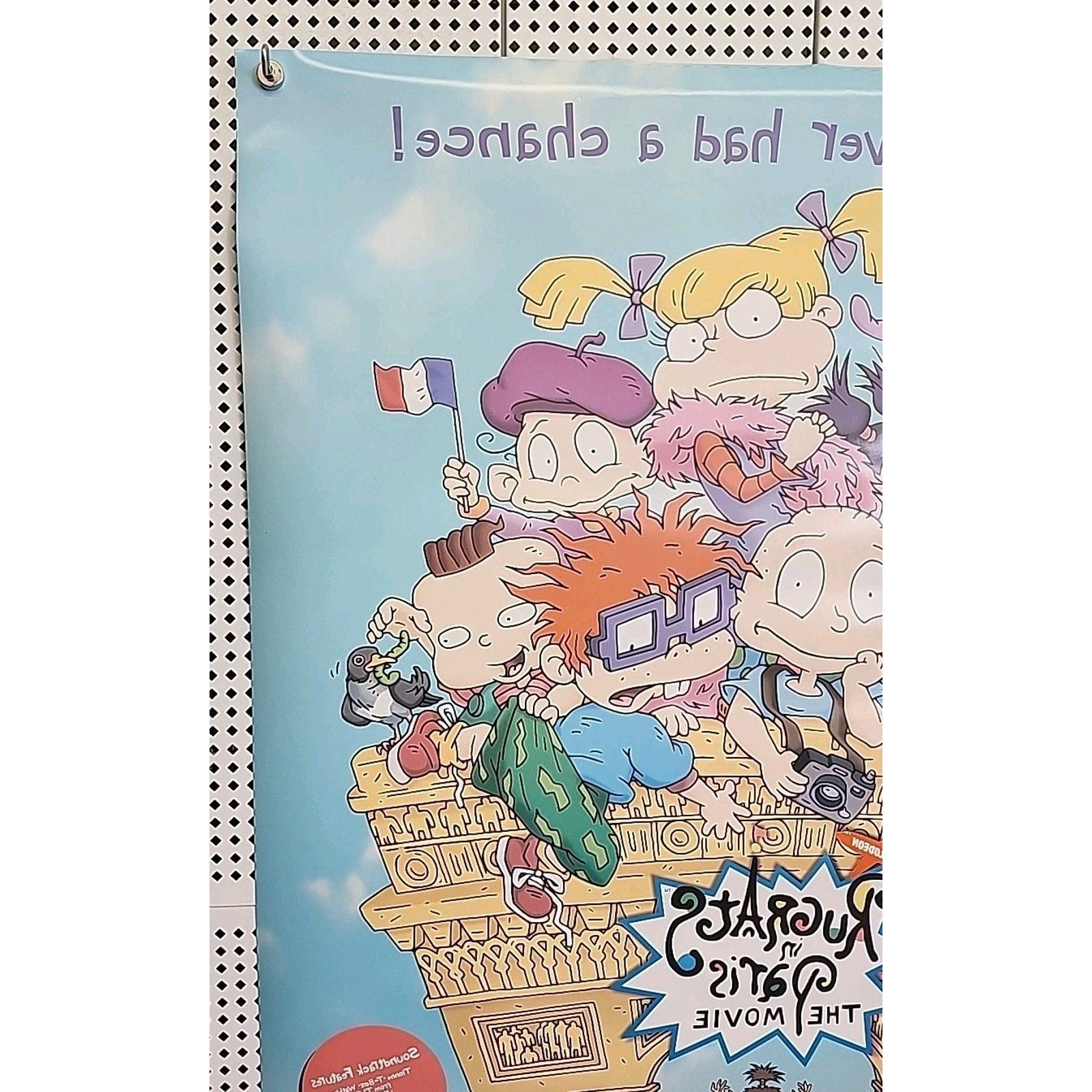 2000 Rugrats in Paris The Movie Double Sided 27" x 41" Theatrical Movie Poster