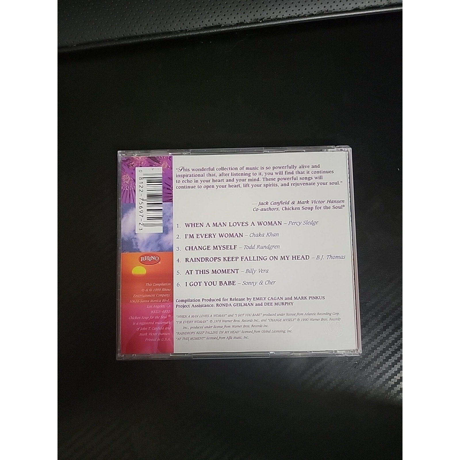 "Selections from Chicken Soup for The Soul" - Songs to Open the Heart (CD, 1999)