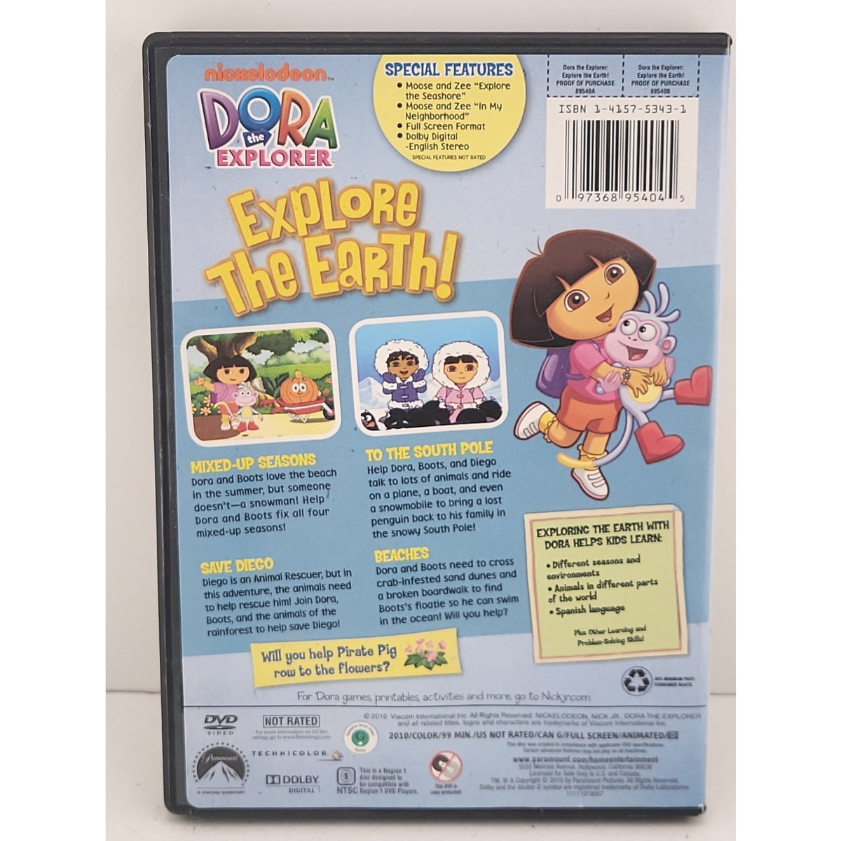 Dora the Explorer - Explore the Earth (DVD, 2010)