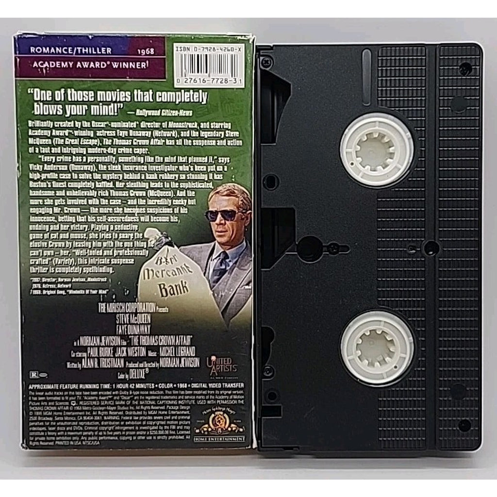 The Thomas Crown Affair (VHS, 1999, Contemporary Classics)