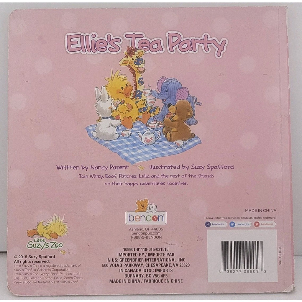 Little Suzy's Zoo Ellie's Tea Party Book