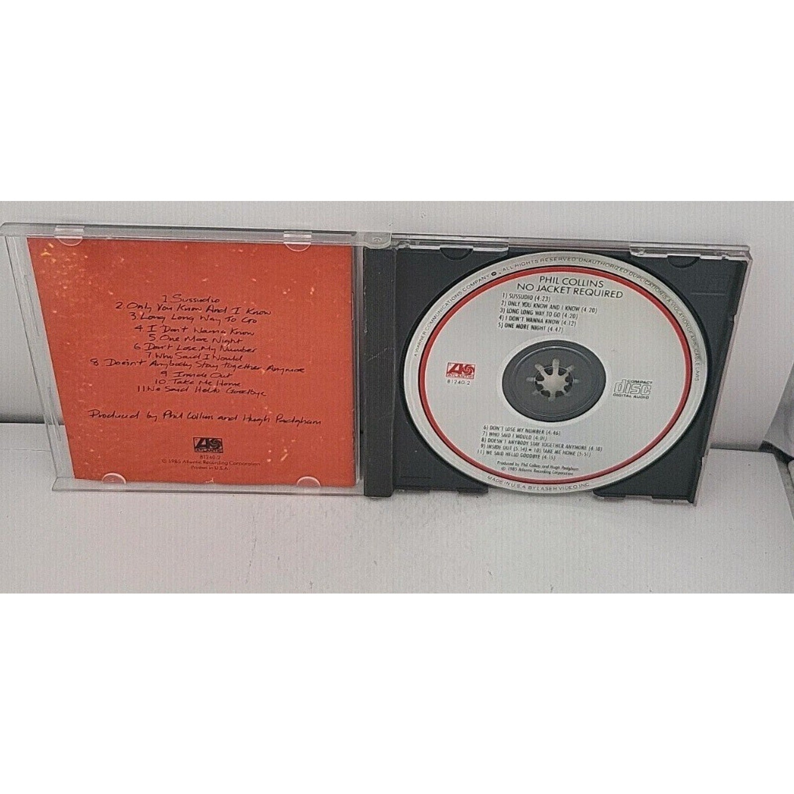 No Jacket Required by Collins, Phil (CD, 1990)