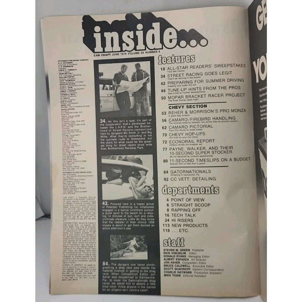 Car Craft Magazine - June 1976 - Volume 24 Number 6