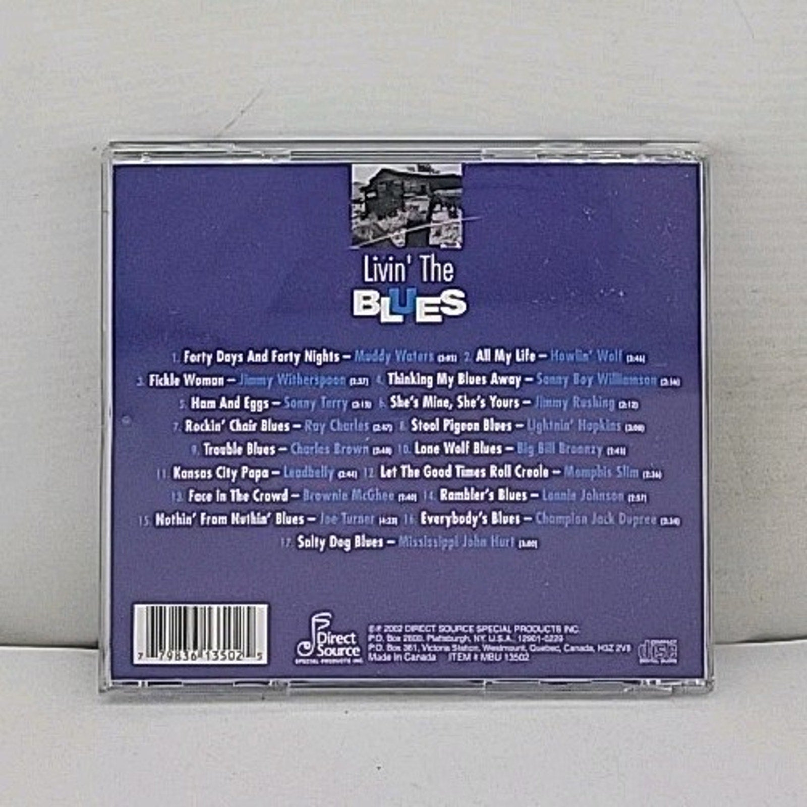 Livin’ The Blues - Various Artists - Muddy Waters, Ray Charles, Leadbelly (CD)