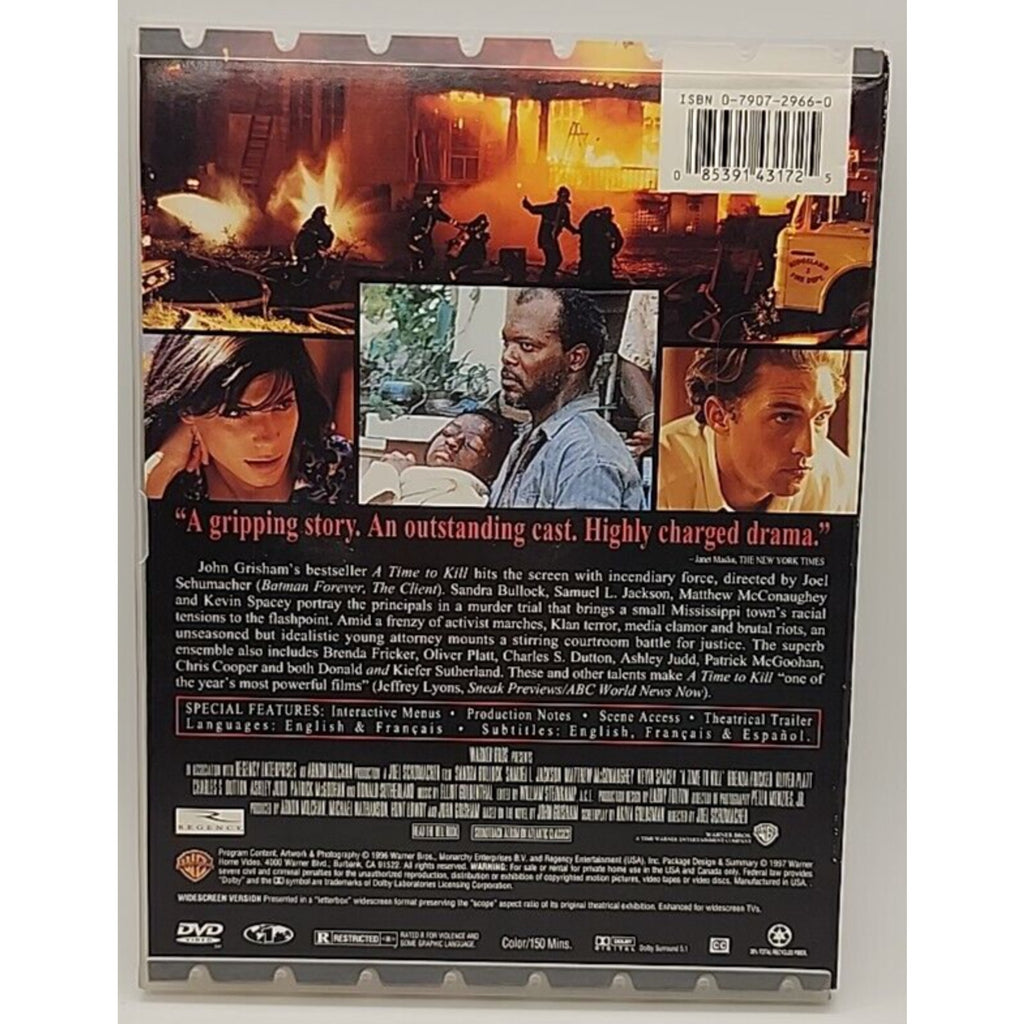 Time to Kill (1996) (DVD, 1996)