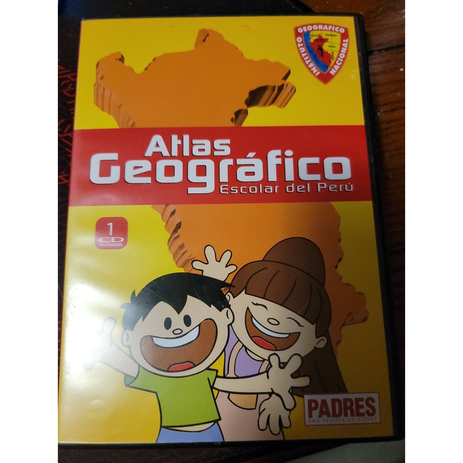 Padres Atlas Geografico Escolar Del Peru Dvd