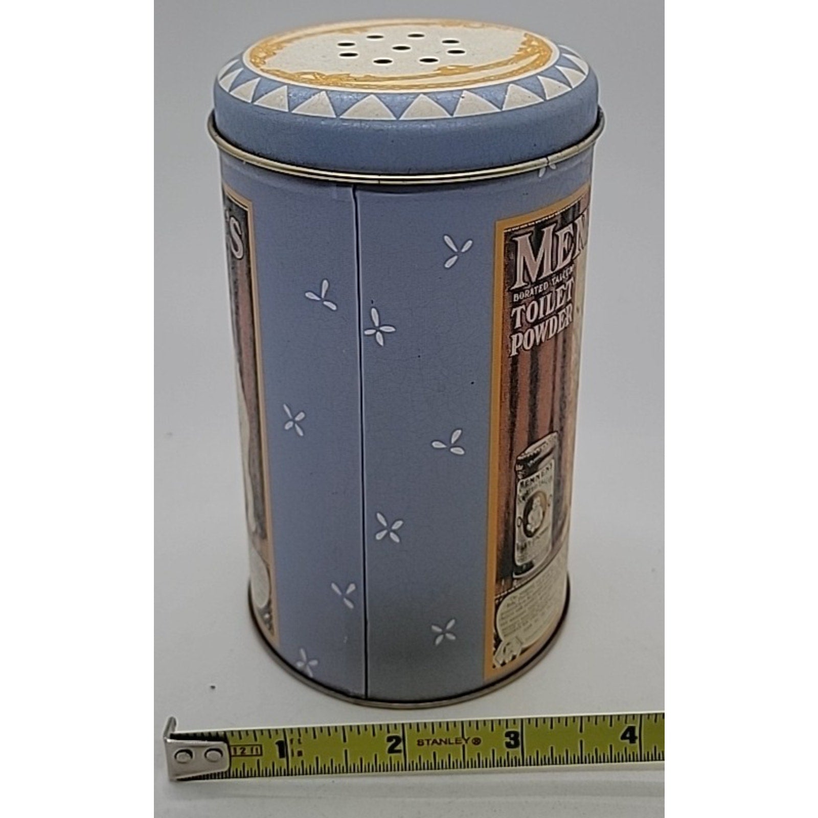 Mennens Borated Talcum Toilet Powder Tin