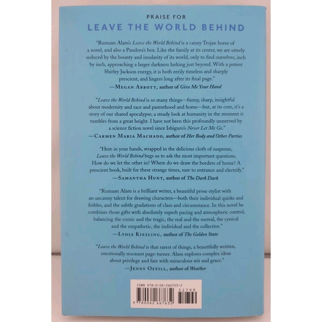 Leave the World Behind : A Novel by Rumaan Alam (2020, Hardcover)