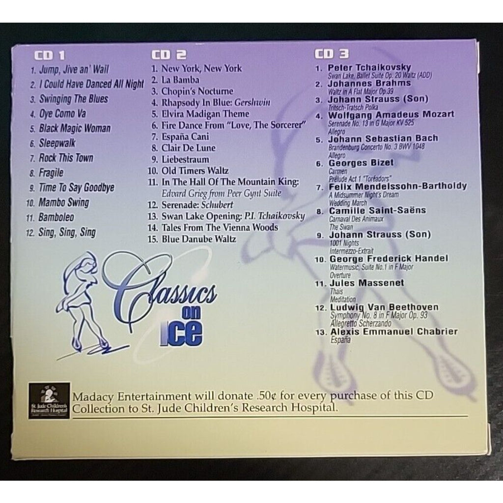 Classics on Ice: Classical & Pop Music by Various Artists, 3 CD Boxed Set; 1999