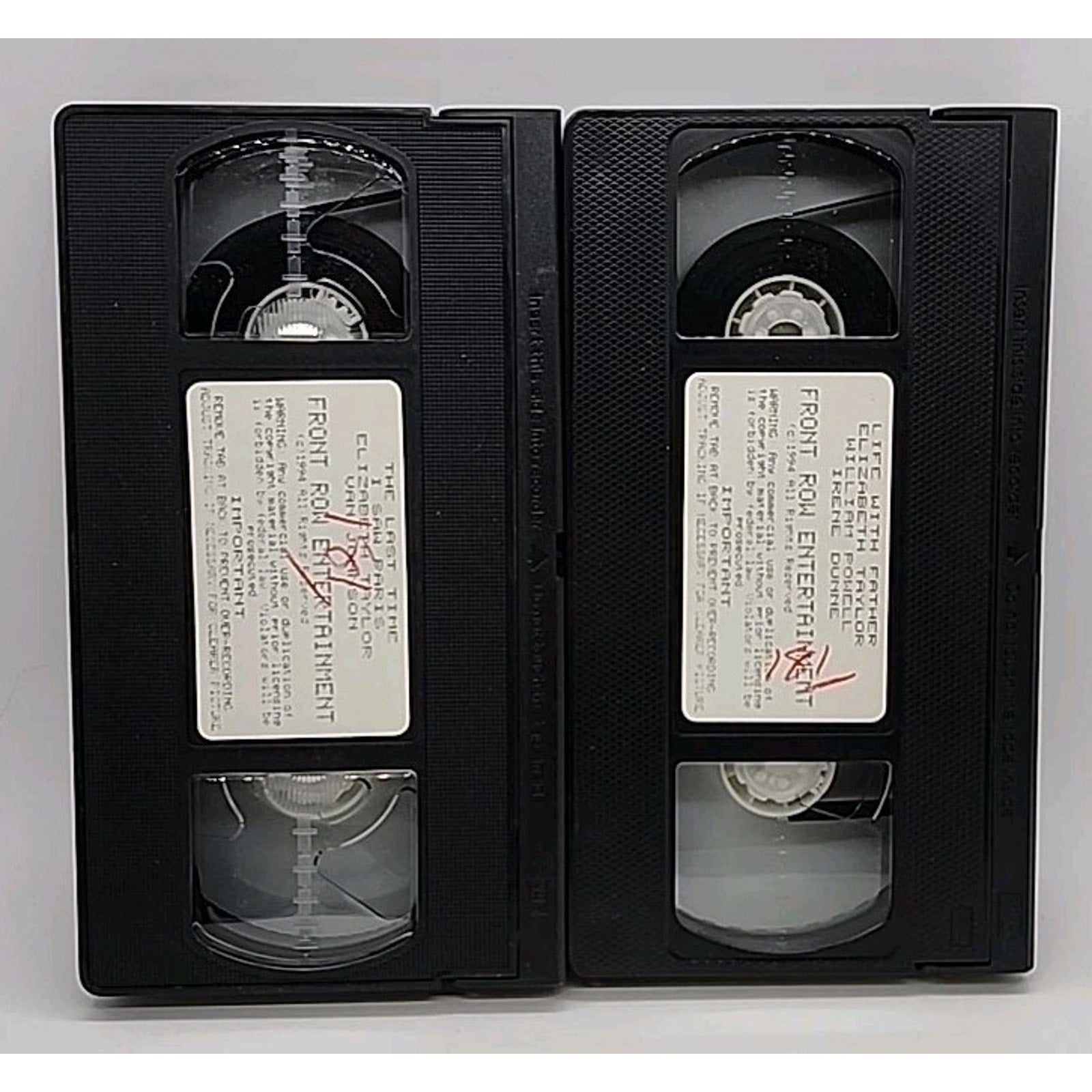 Elizabeth Taylor - The Last Time I Saw Paris/Life With Father (VHS, 2001,2-Tape)