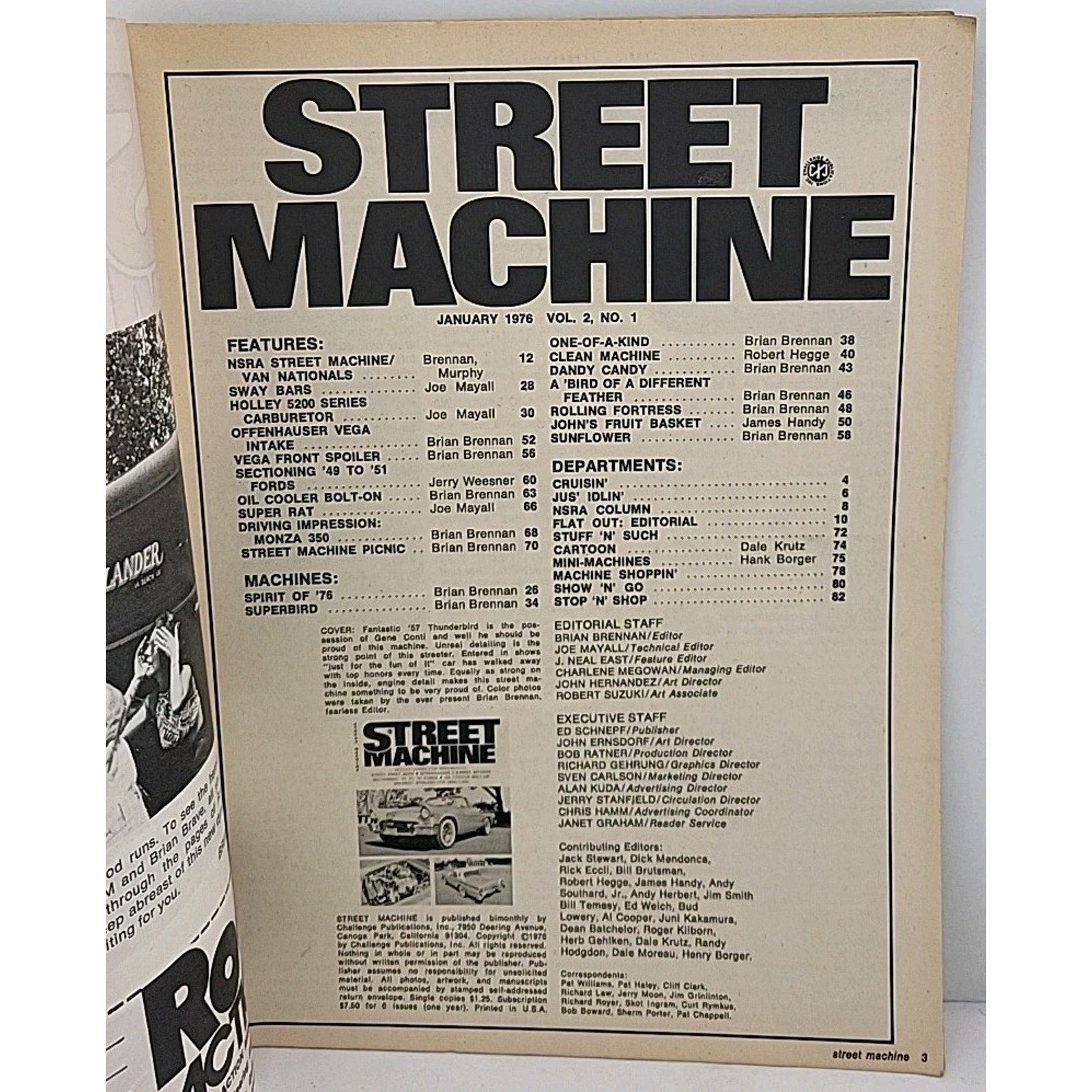 Street Machine Magazine - January 1976 - Volume 2 Number 1