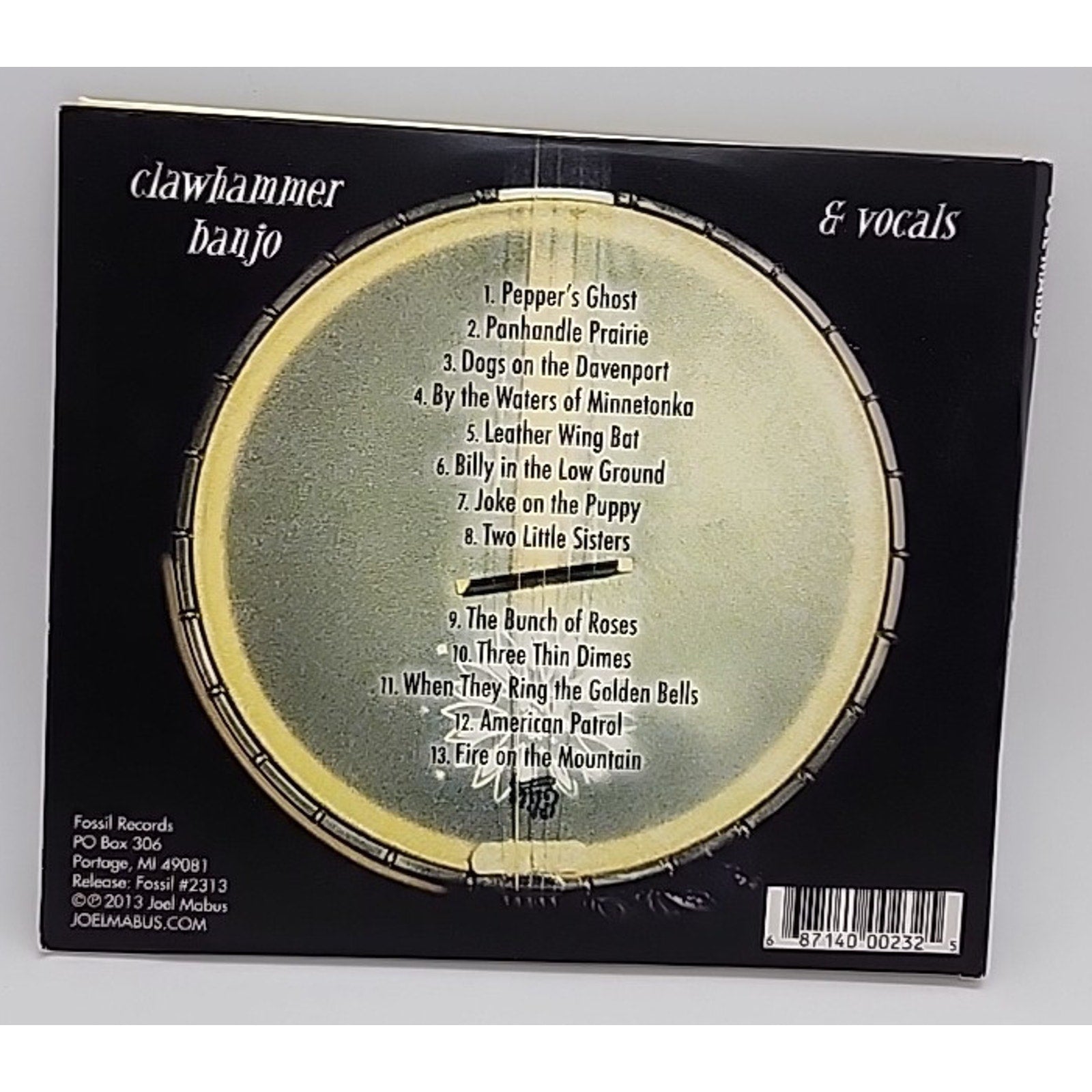 Pepper's Ghost & Other Banjo Visitations [Digipak] by Joel Mabus (CD, 2013)