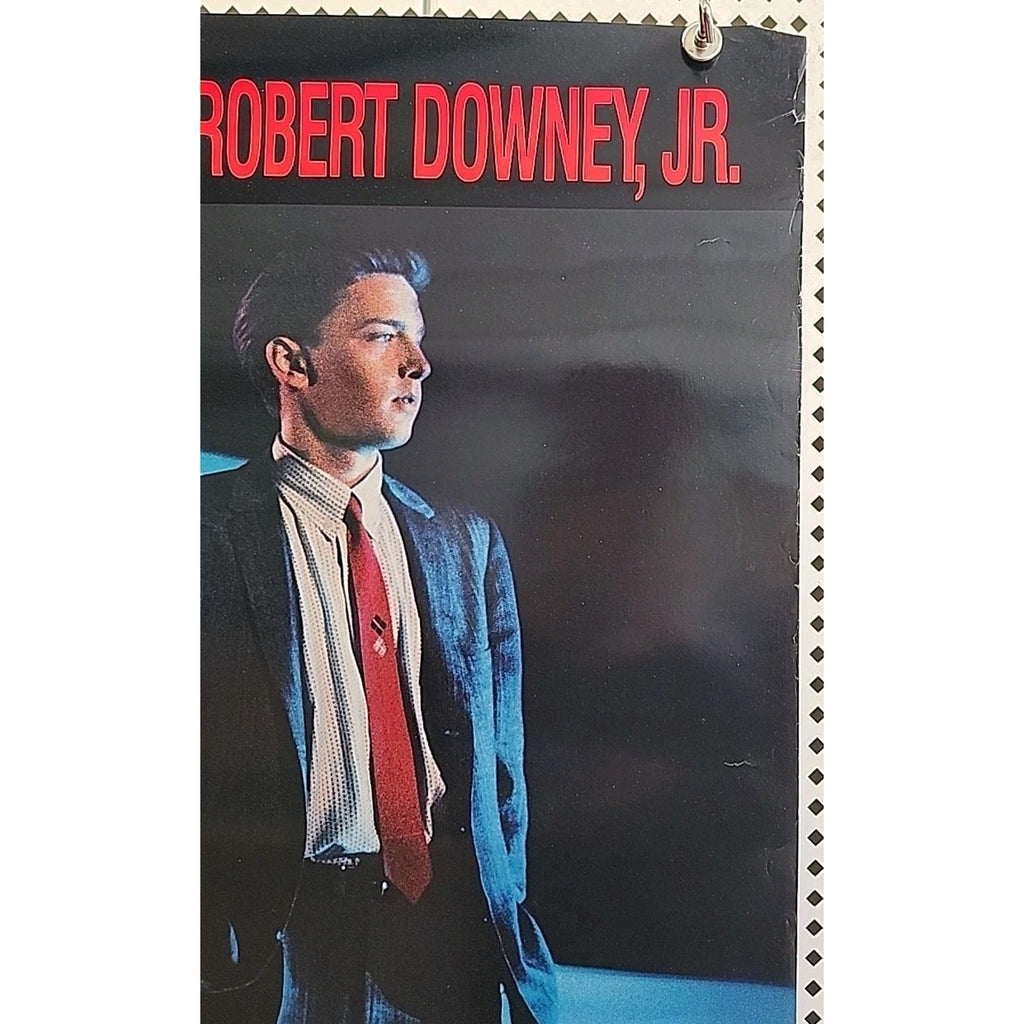 1987 Less Than Zero Original Movie Poster 27” X 41” One Sheet Robert Downey Jr