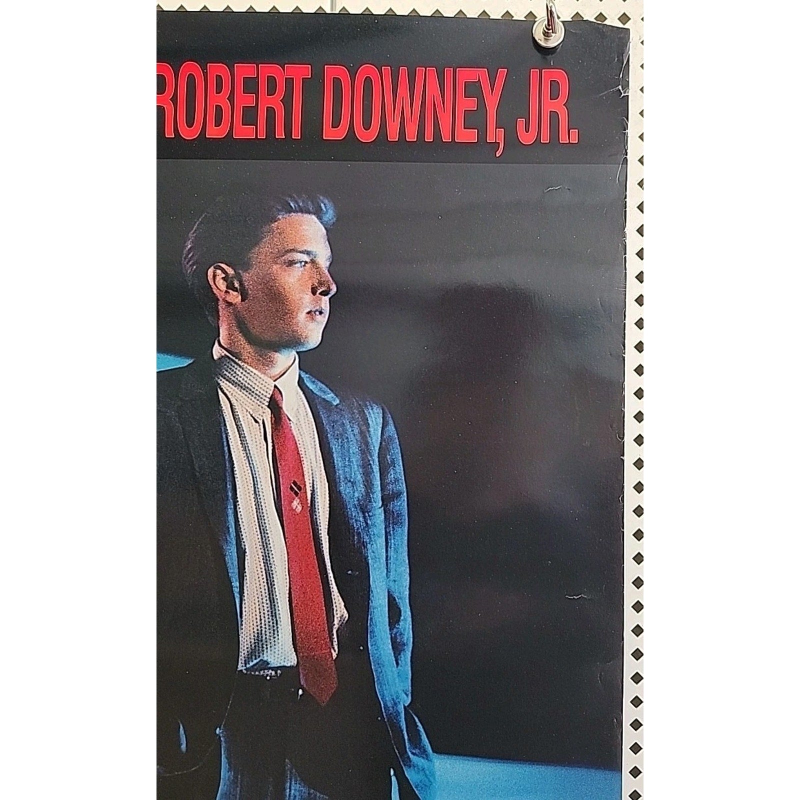 1987 Less Than Zero Original Movie Poster 27” X 41” One Sheet Robert Downey Jr