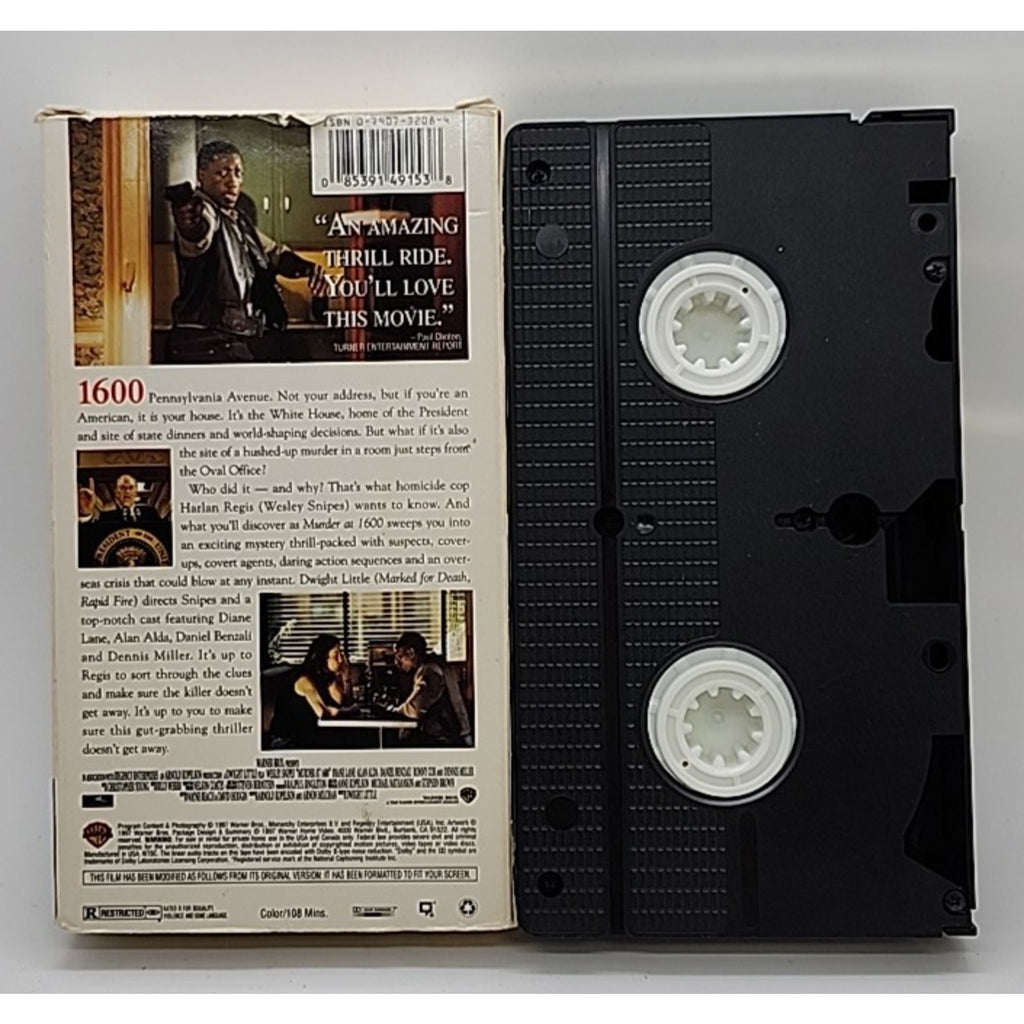 Murder at 1600 (VHS, 1997)