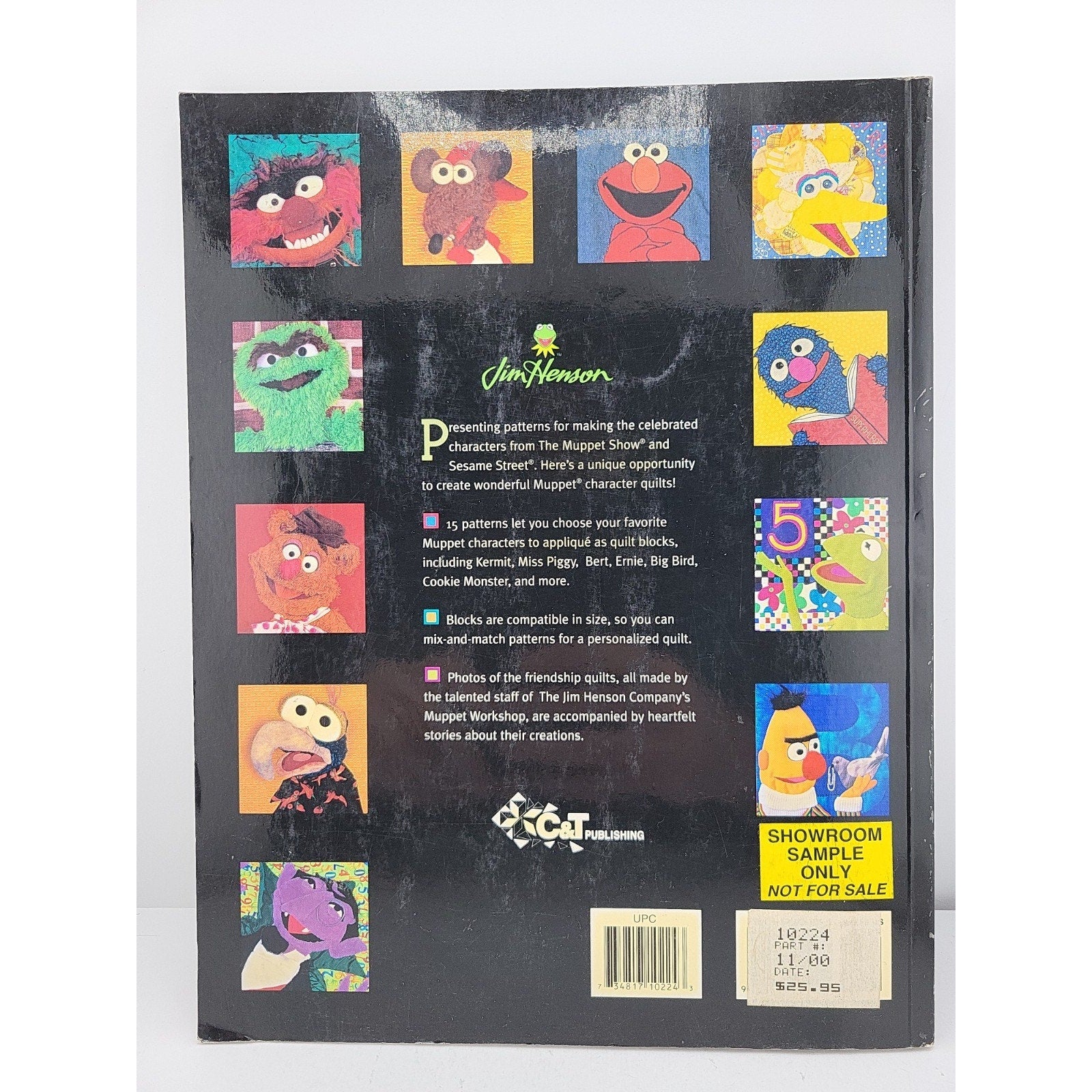 Quilting with the Muppets In Association with Sesame Workshop Pattern Book