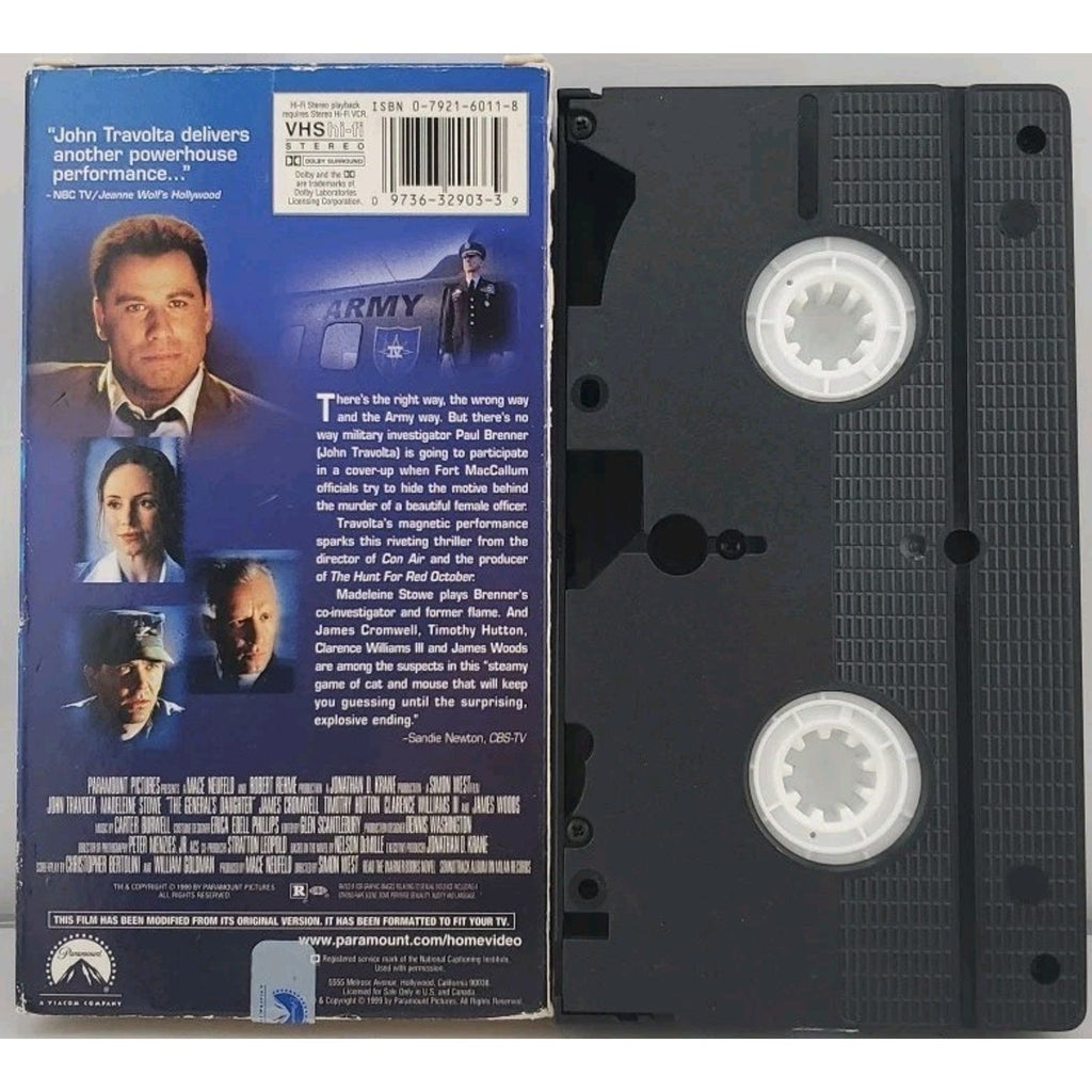 The Generals Daughter (VHS, 1999)
