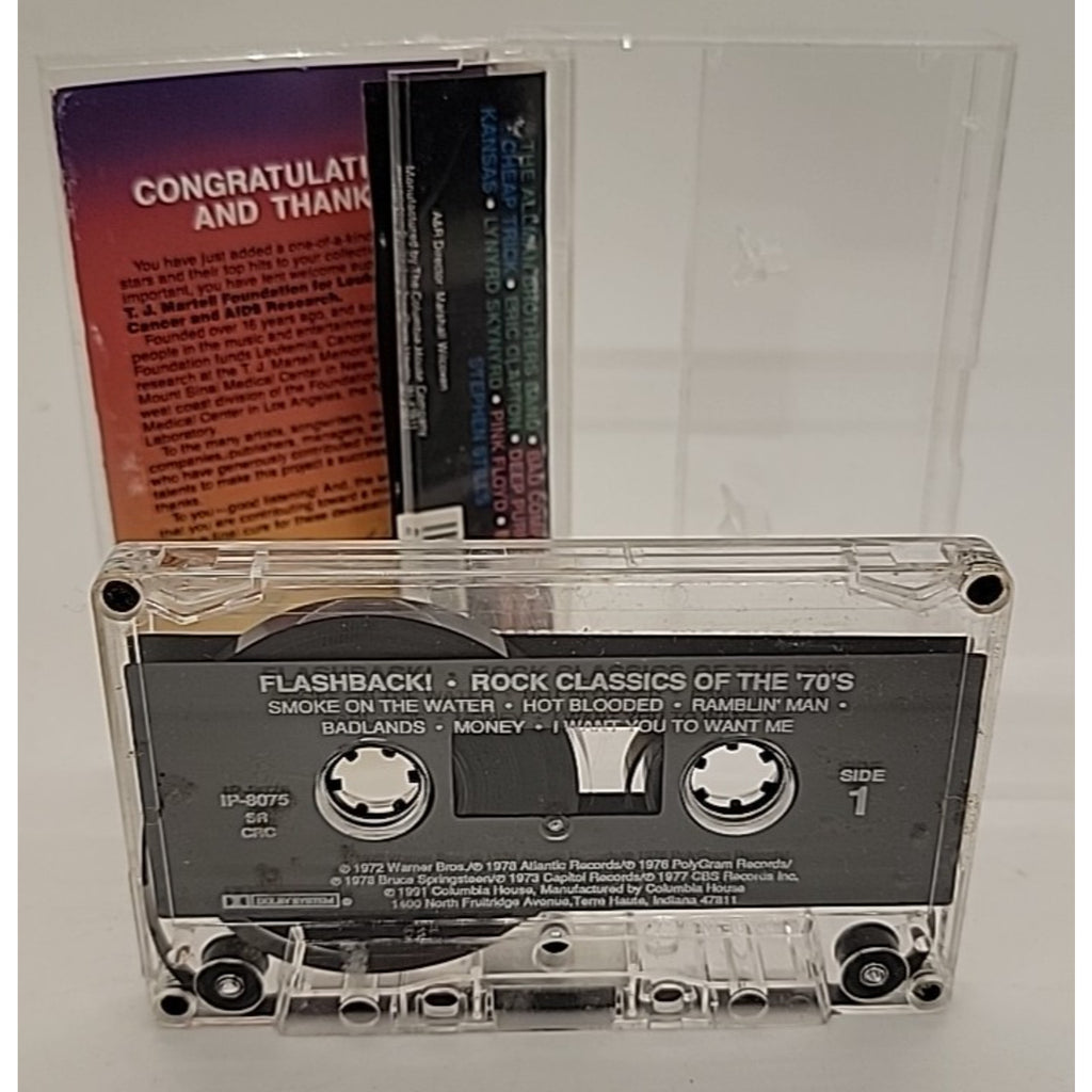 Flashback Rock Classics Of The '70s (Cassette, 1991)