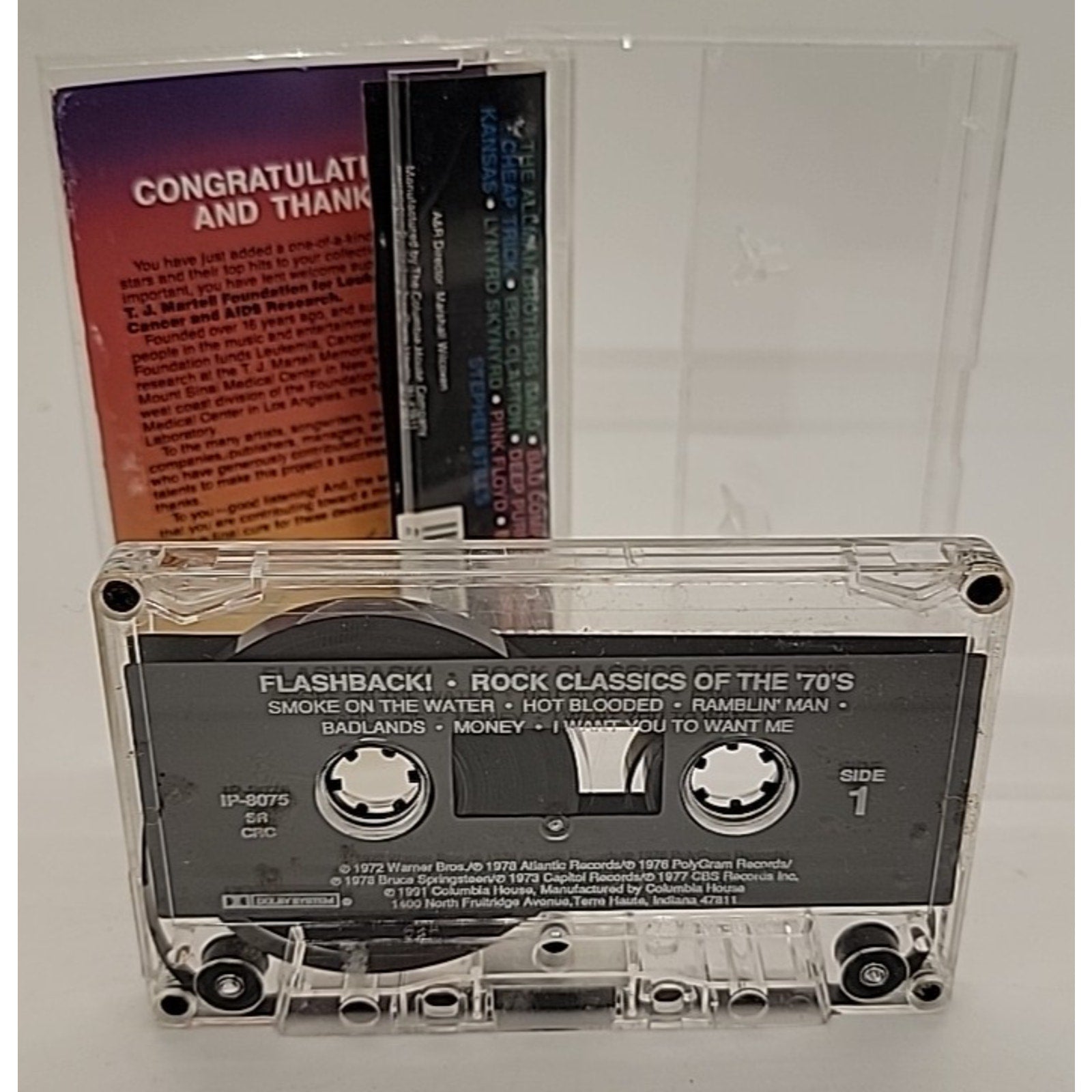 Flashback Rock Classics Of The '70s (Cassette, 1991)