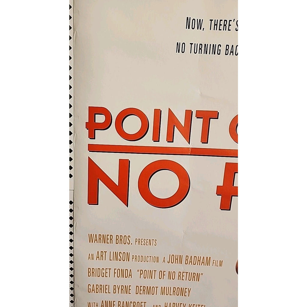Point of No Return Poster Original 90s Bridget Fonda 1993 Promo 27x40