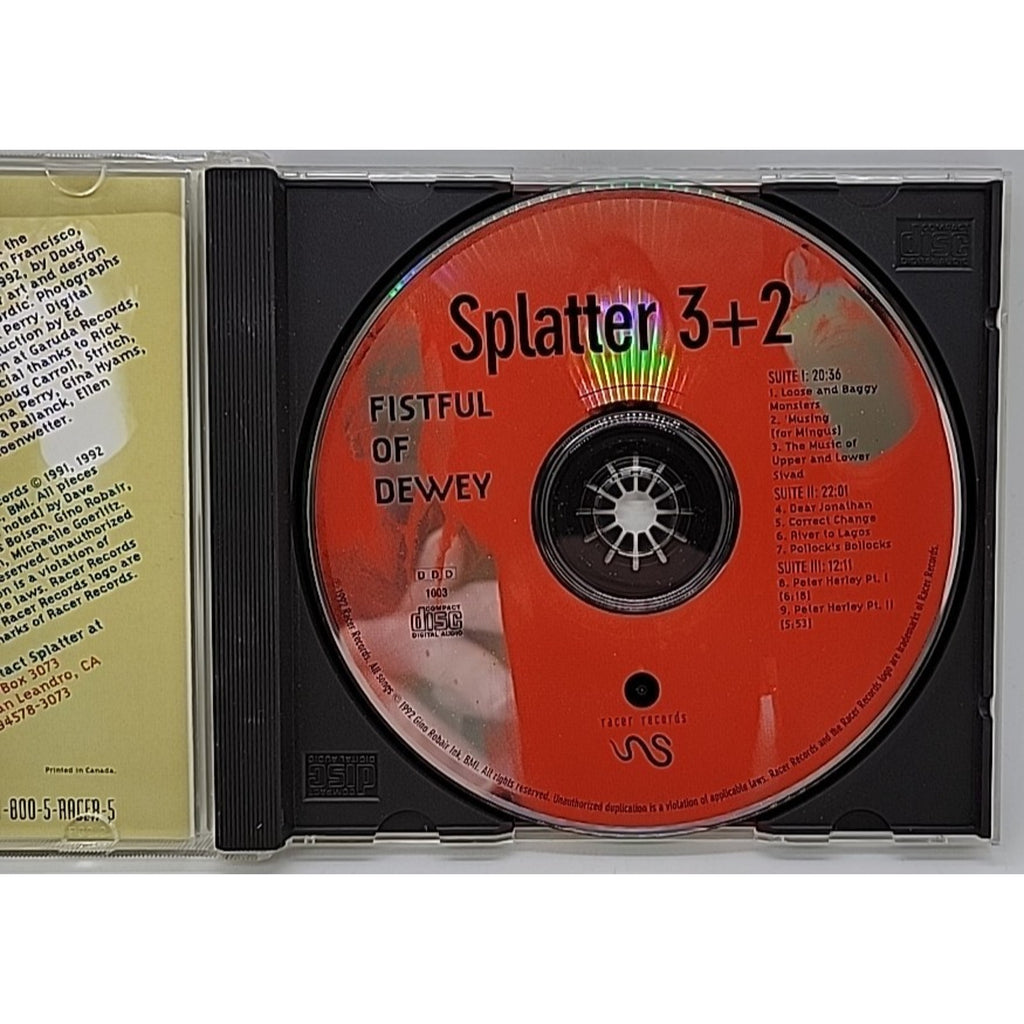 Fistful of Dewey by Splatter Trio (CD, 1999)