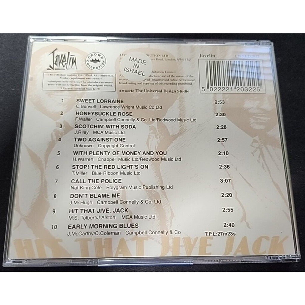 King Cole Trio, Hit That Live Jack (CD)