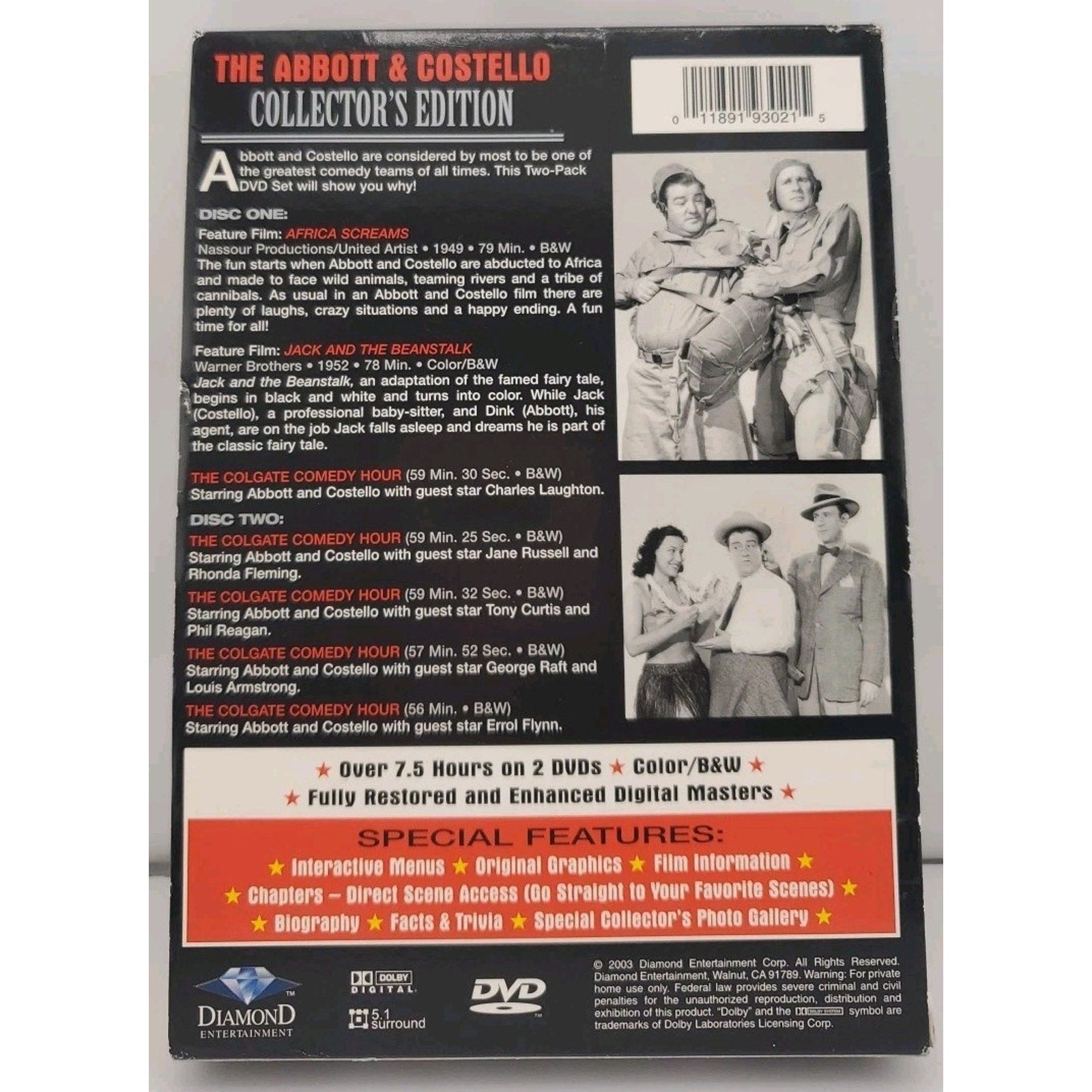 Abbott & Costello Vol. 1-TV Collector's Edition (DVD)