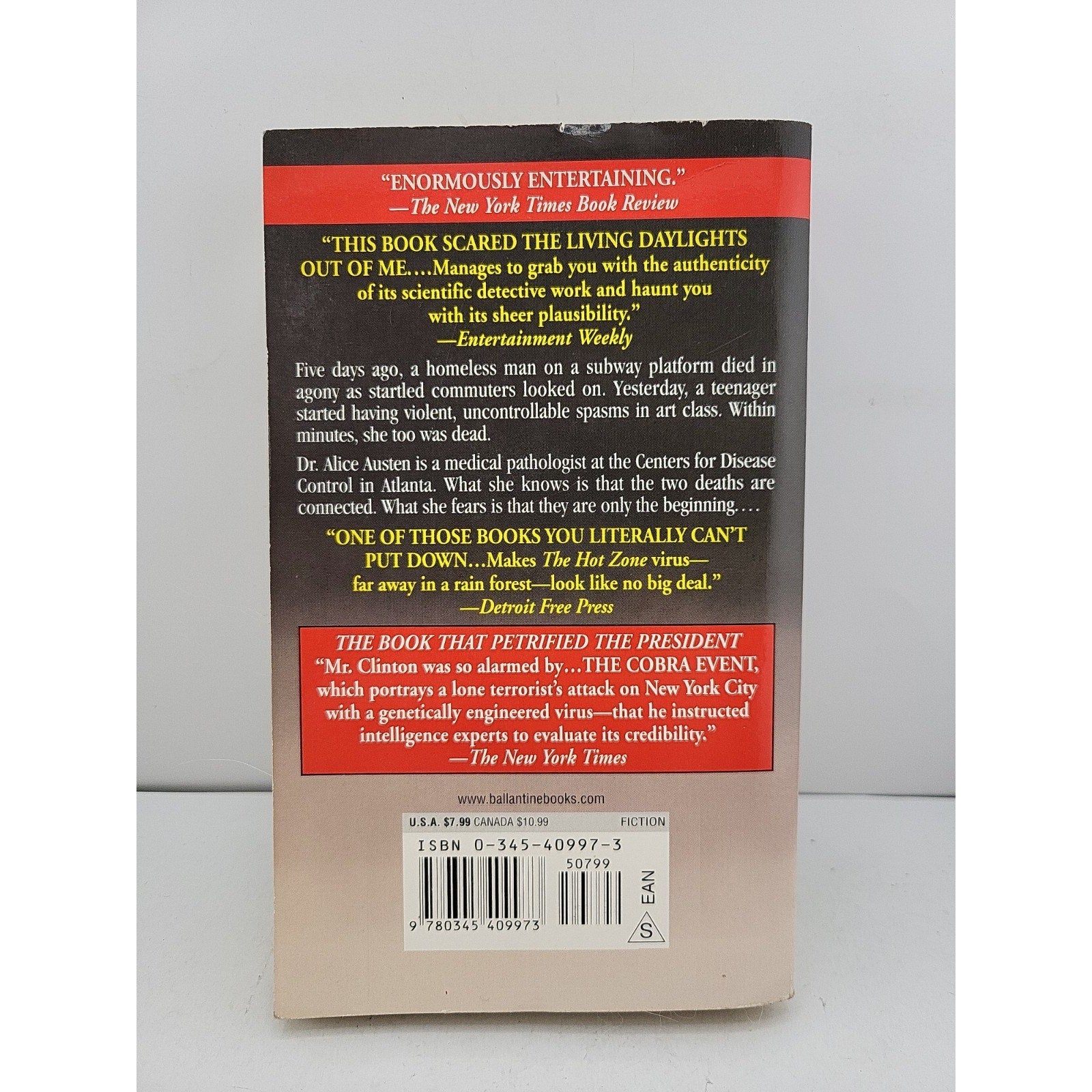 Cobra Event : A Novel by Richard Preston (1998, Mass Market)