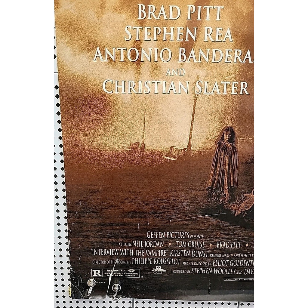 Interview with the Vampire Original Movie Poster S/S 27x40 1994 Tom Cruise