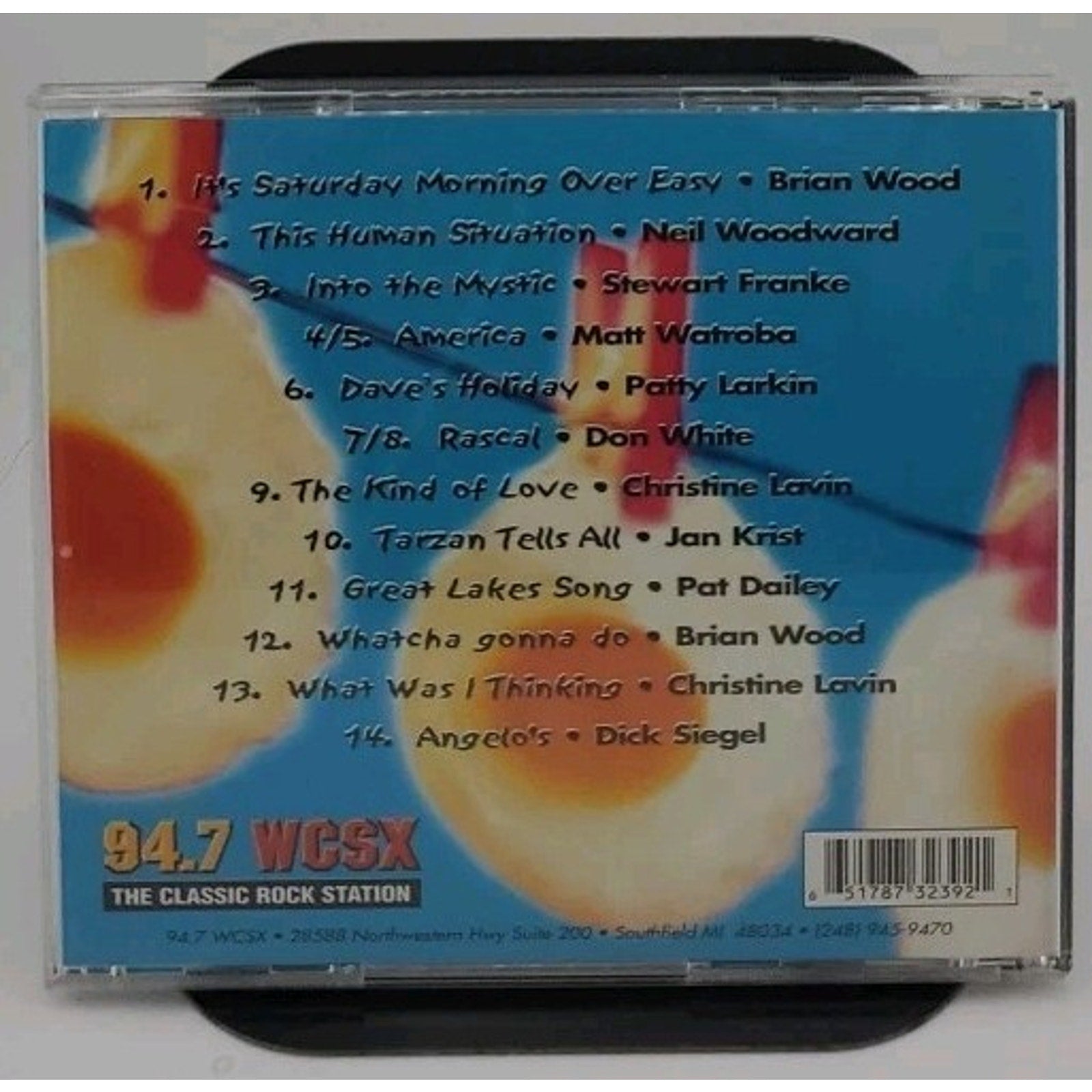 Saturday And Sunday Morning: Over Easy 94.7 WCSX Detroit Rock CD #0223CR