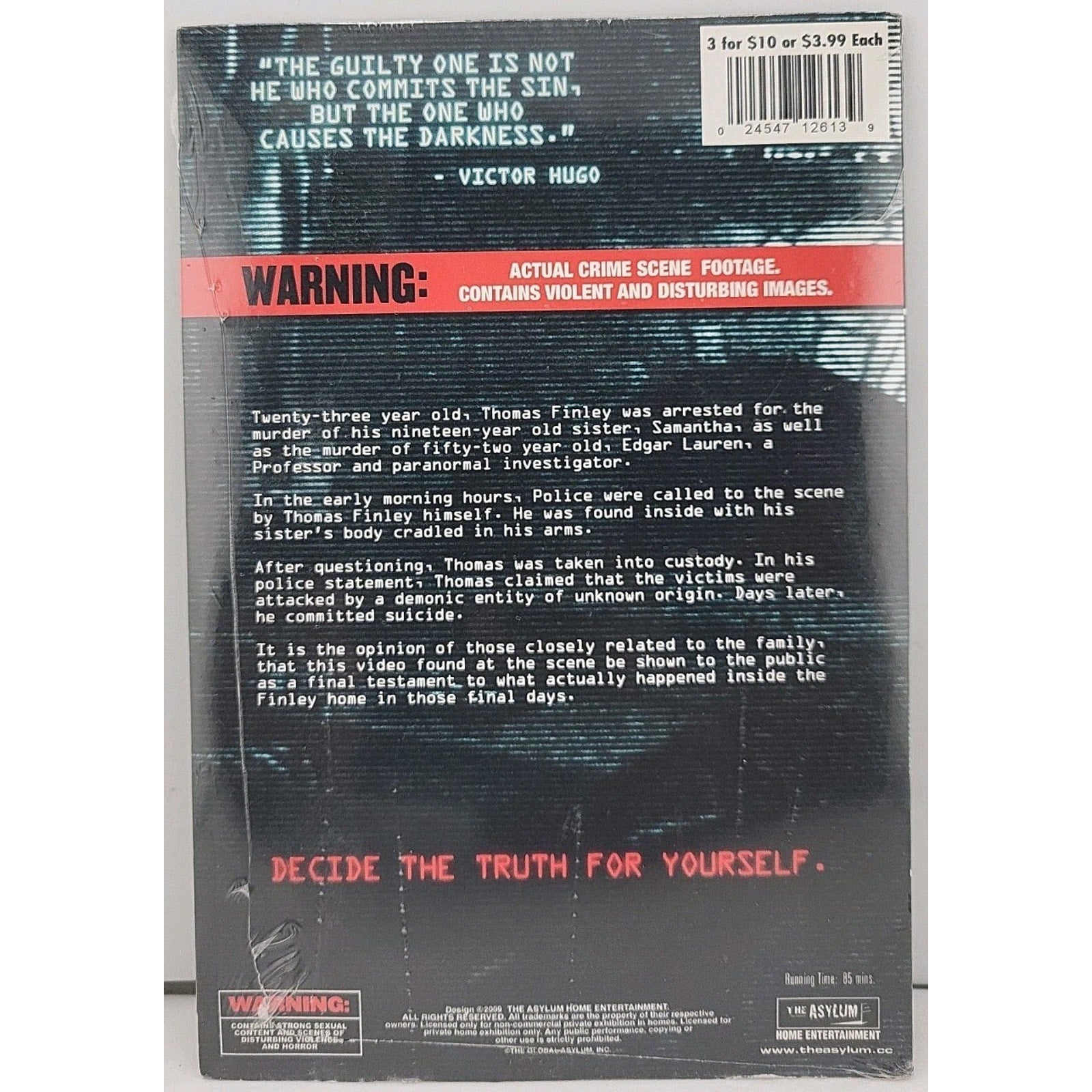 Paranormal Entity DVD *Brand New*