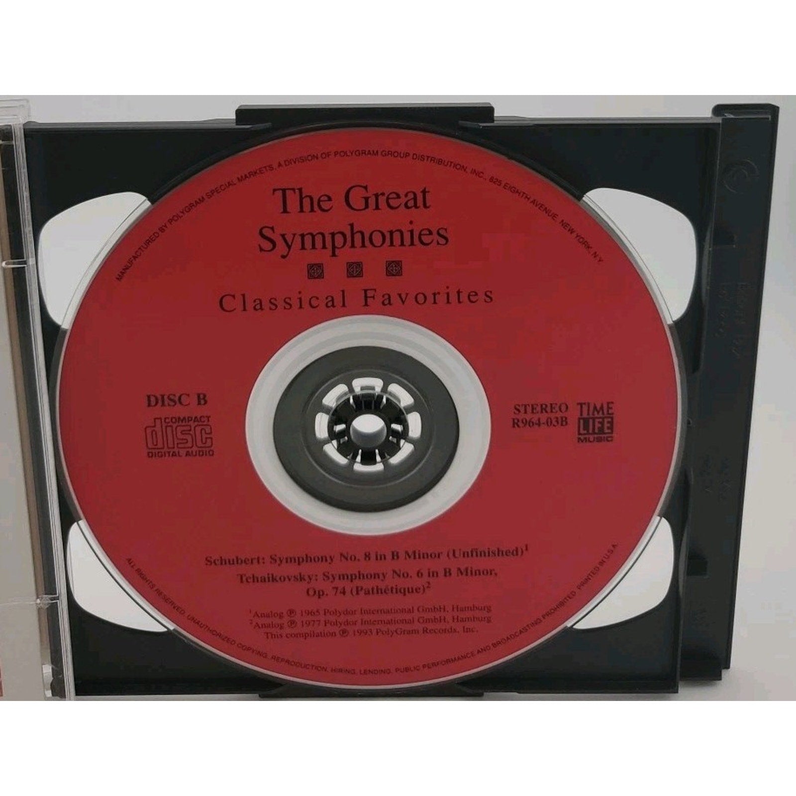 The Great Symphonies, Classical Favorites Time Life (CD)