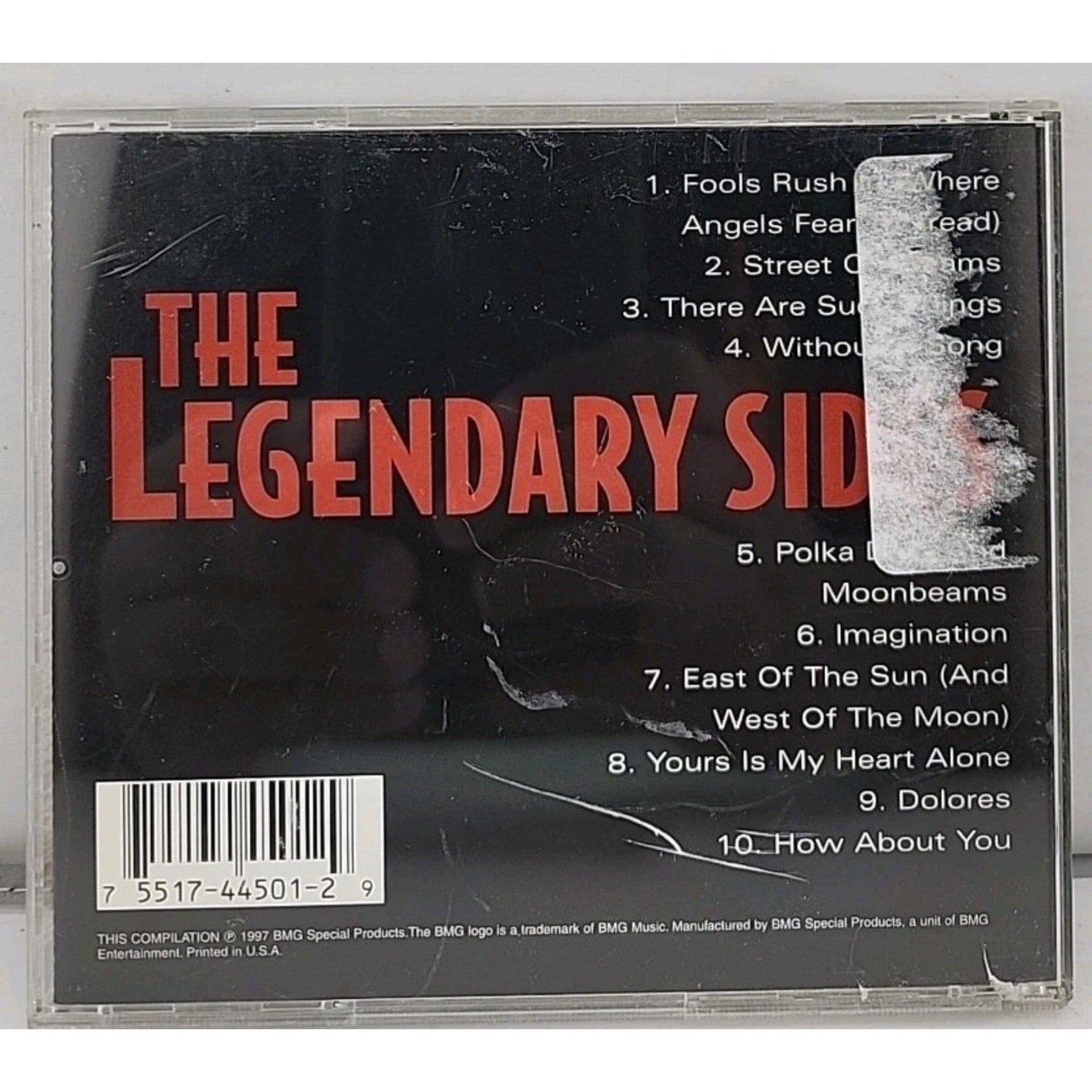 Legendary Sides by Tommy Dorsey (CD, 1997)
