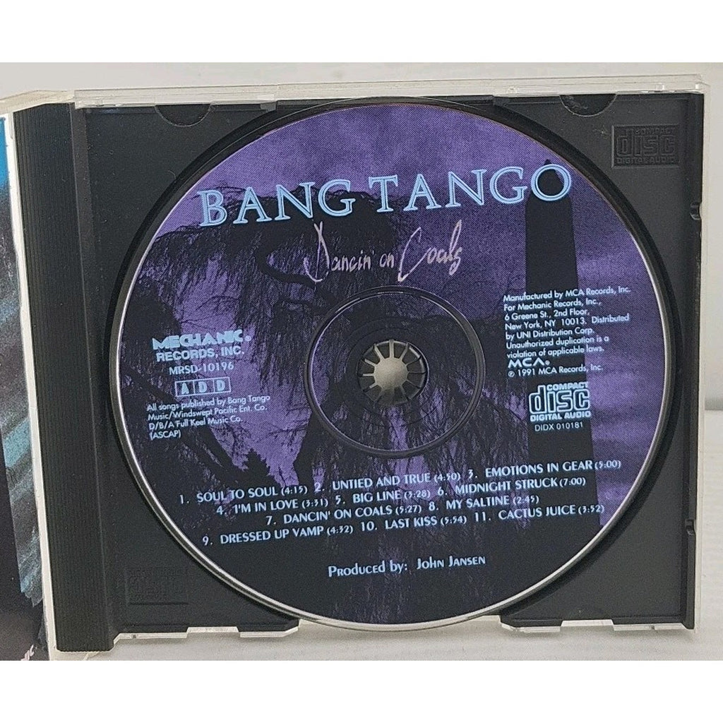 Dancin' on Coals by Bang Tango (CD, May-1991, MCA)