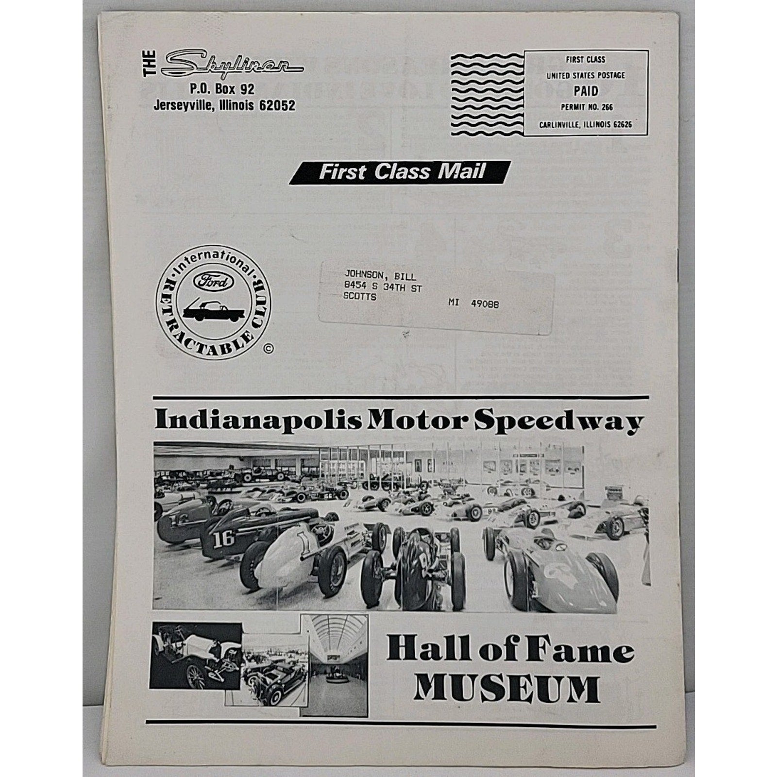The Skyliner - International Retractable Club - July 16-19 1986