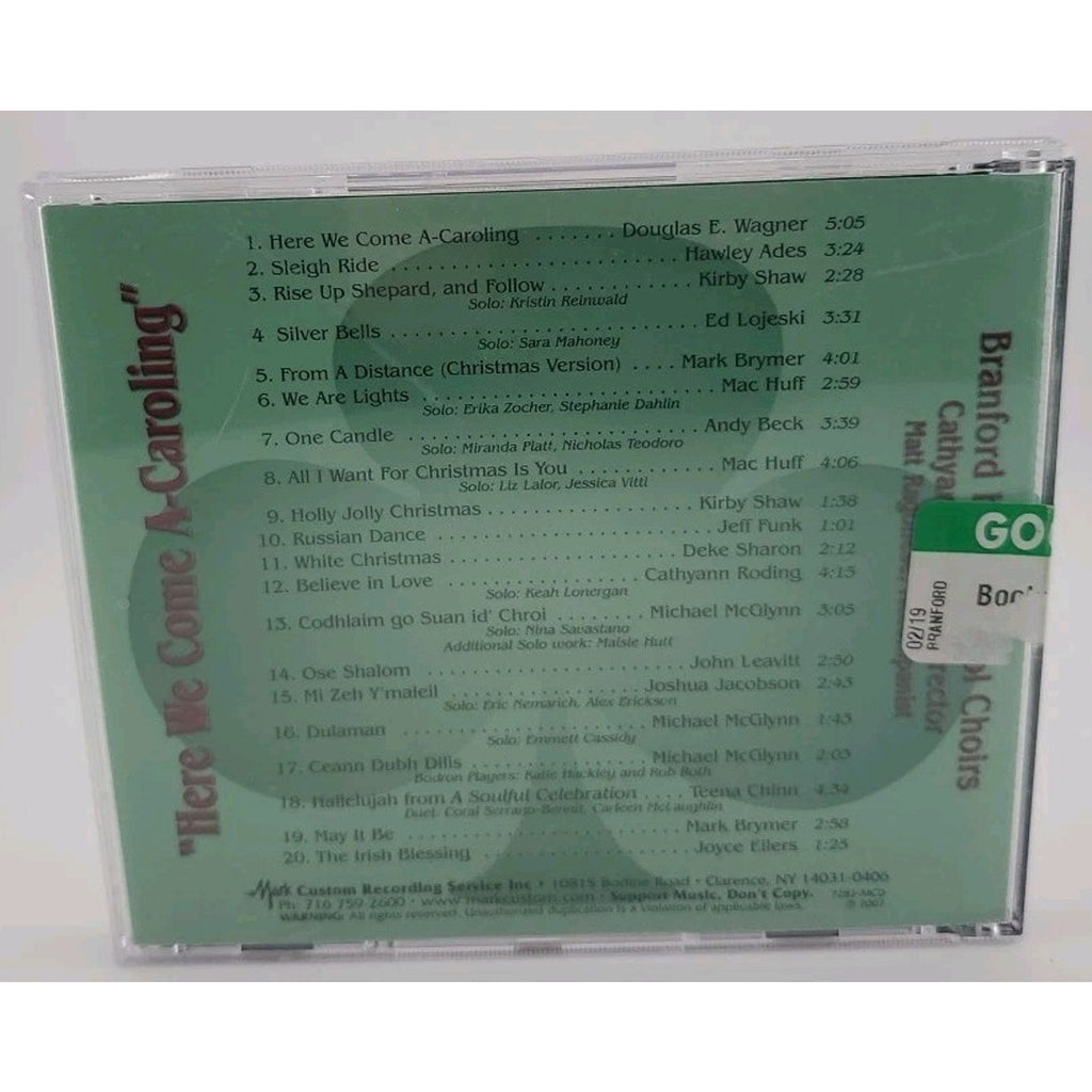 Here We Come A-Caroling - Branford High School Choirs Cathyann Roding (CD 2007)