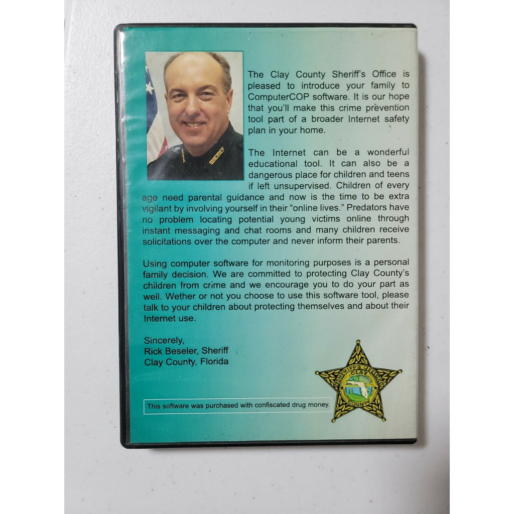 Clay County Sheriff's Office Sheriff Rick Beseler Computer Cop (DVD)