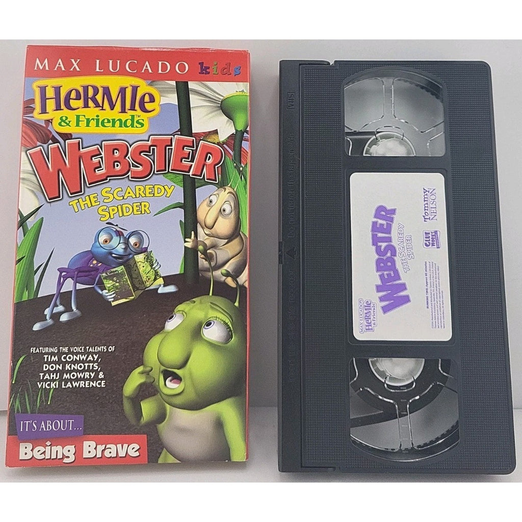 Hermie Friends - Webster the Scaredy Spider (VHS, 2005)