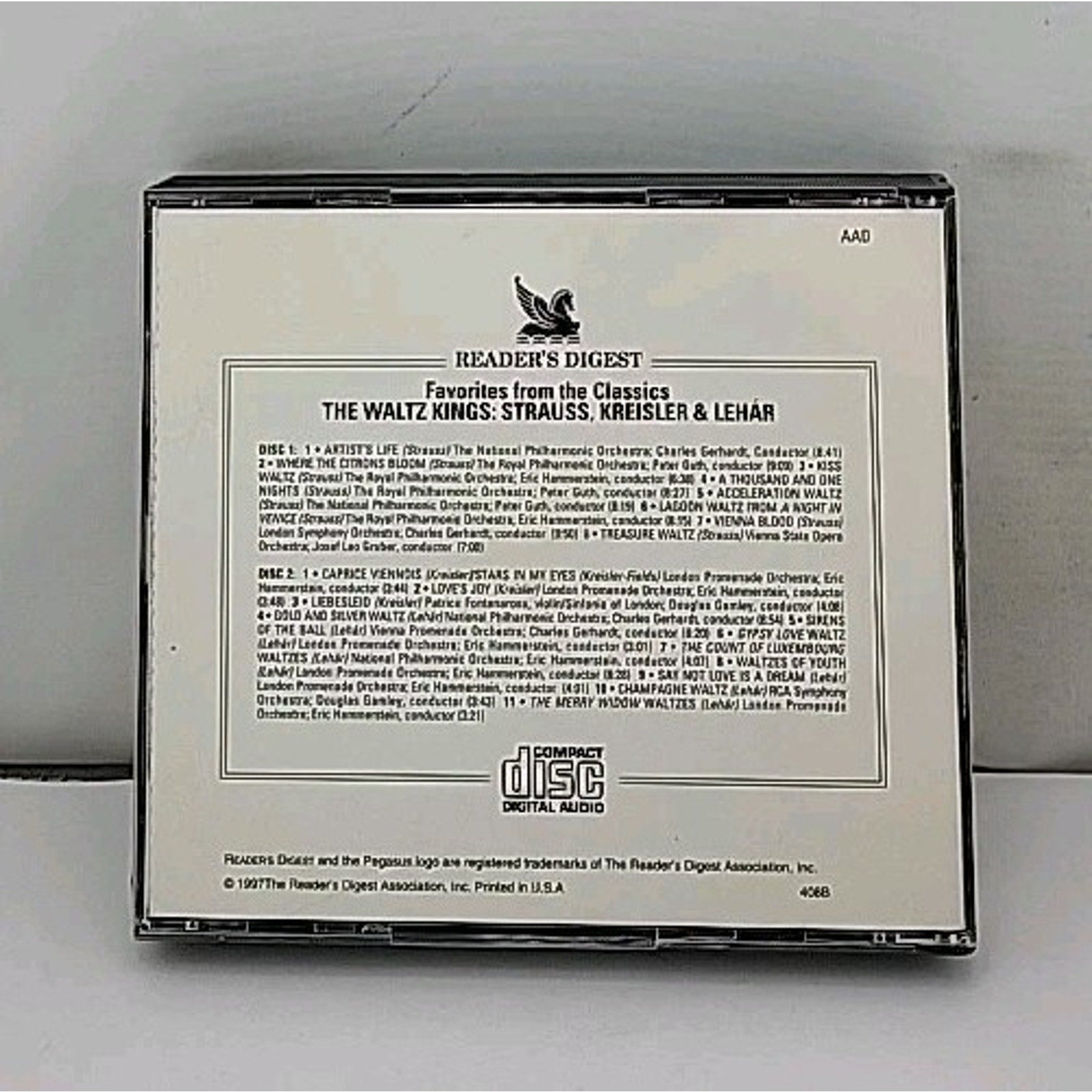 Reader’s Digest Music CD’s, Favorites From The Classics/The Waltz Kings