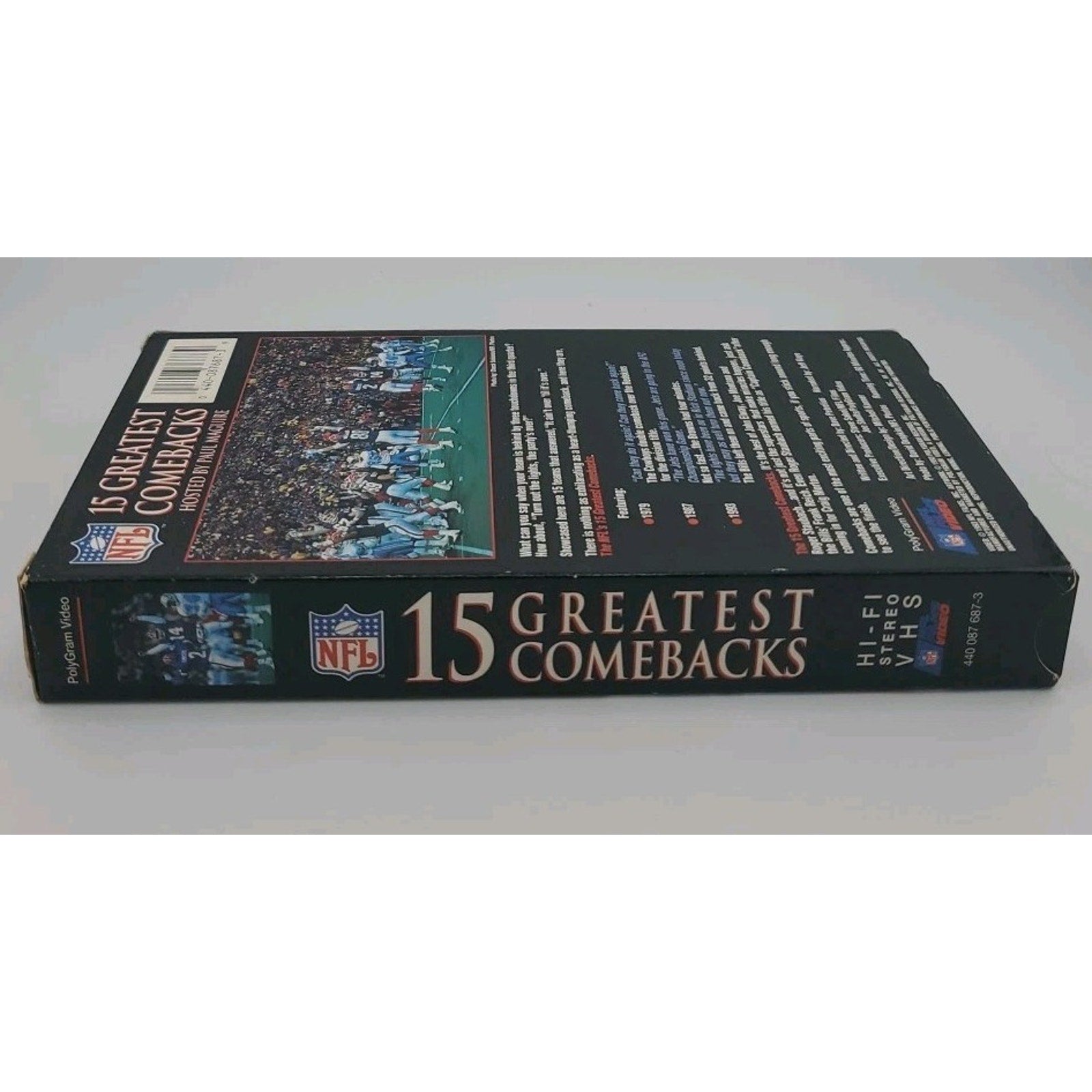 NFLs 15 Greatest Comebacks (VHS, 1993)