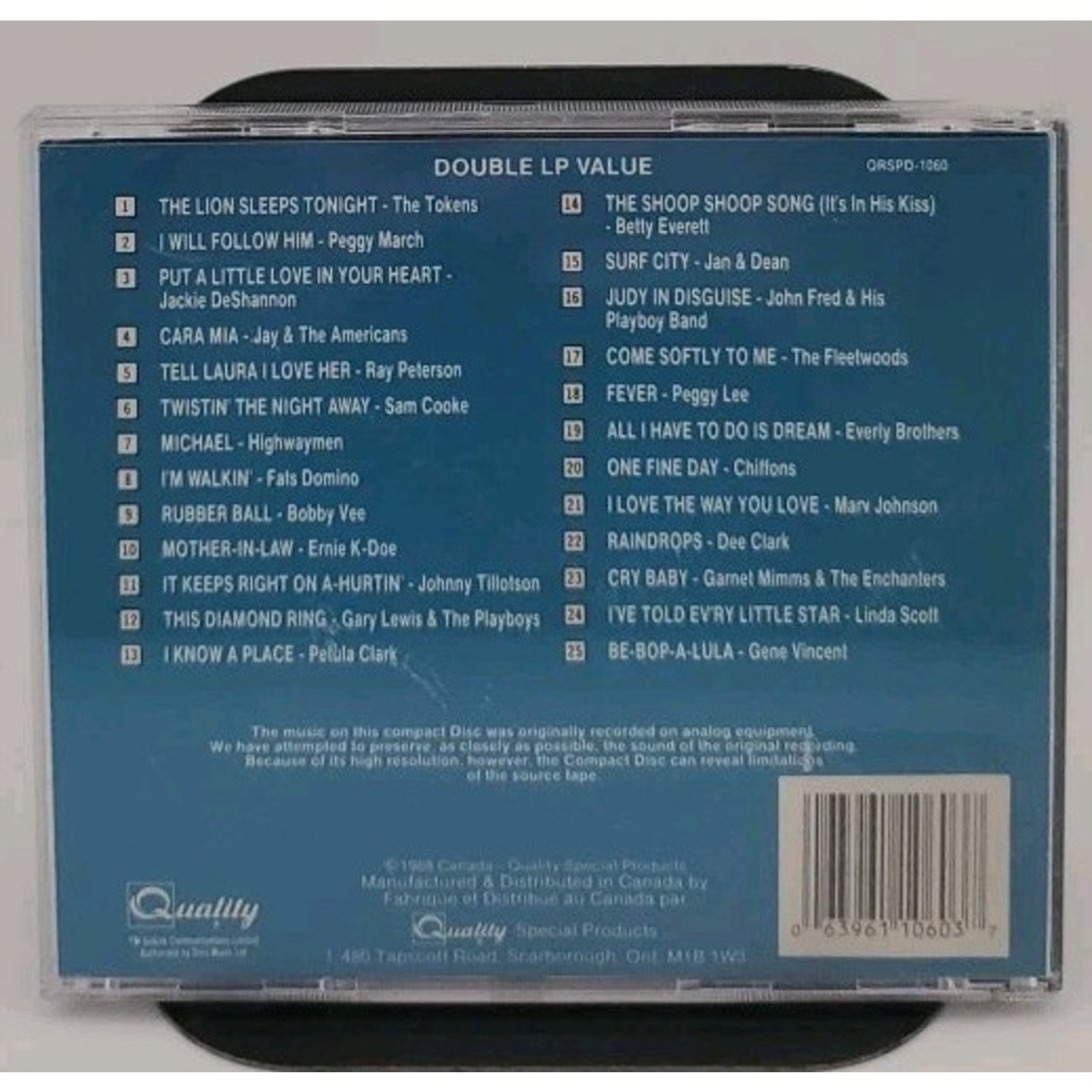 25 Rock Revival Juke Box Greats Volume 2 CD