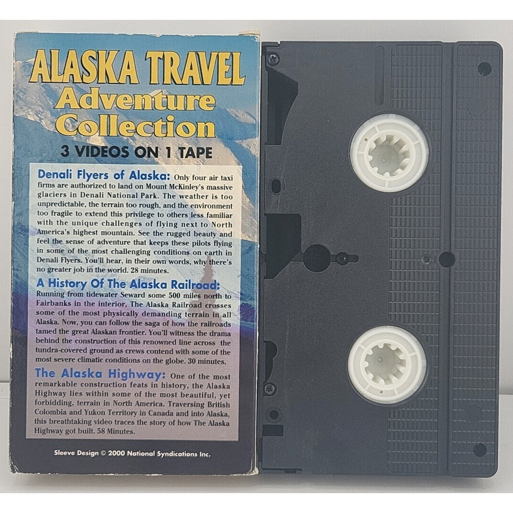 VHS - Alaska Travel Adventure Collection: Denali Flyers, Railroads, Highway 2000