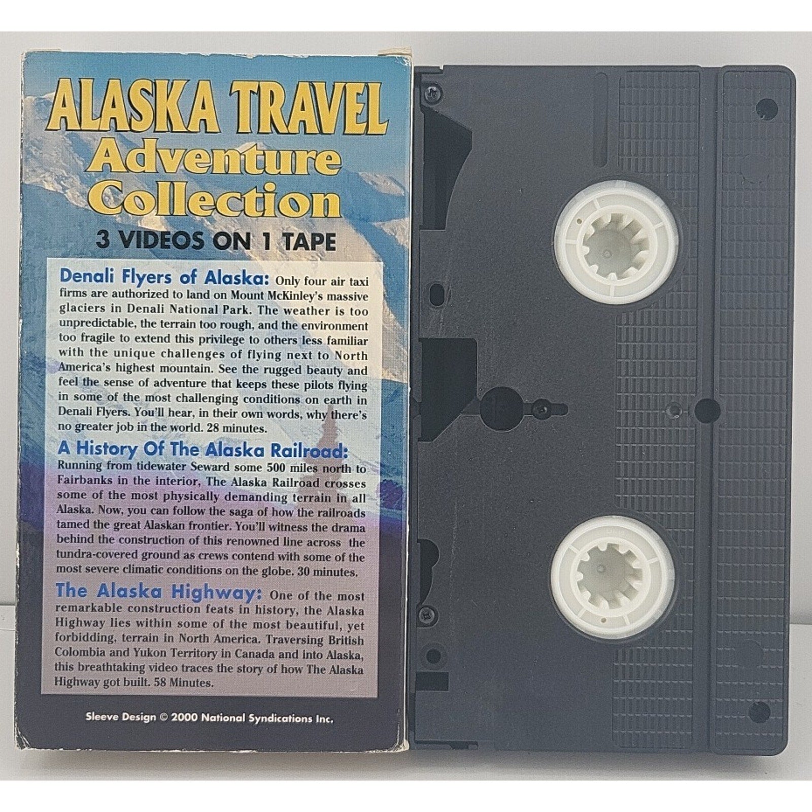 VHS - Alaska Travel Adventure Collection: Denali Flyers, Railroads, Highway 2000