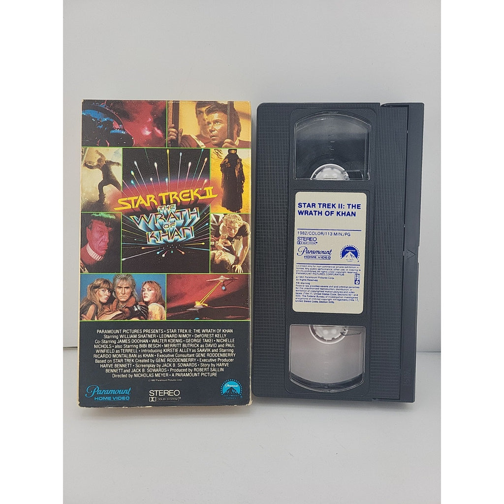 Star Trek Ser.: Star Trek II : The Wrath of Khan (1982, Video, VHS Format)