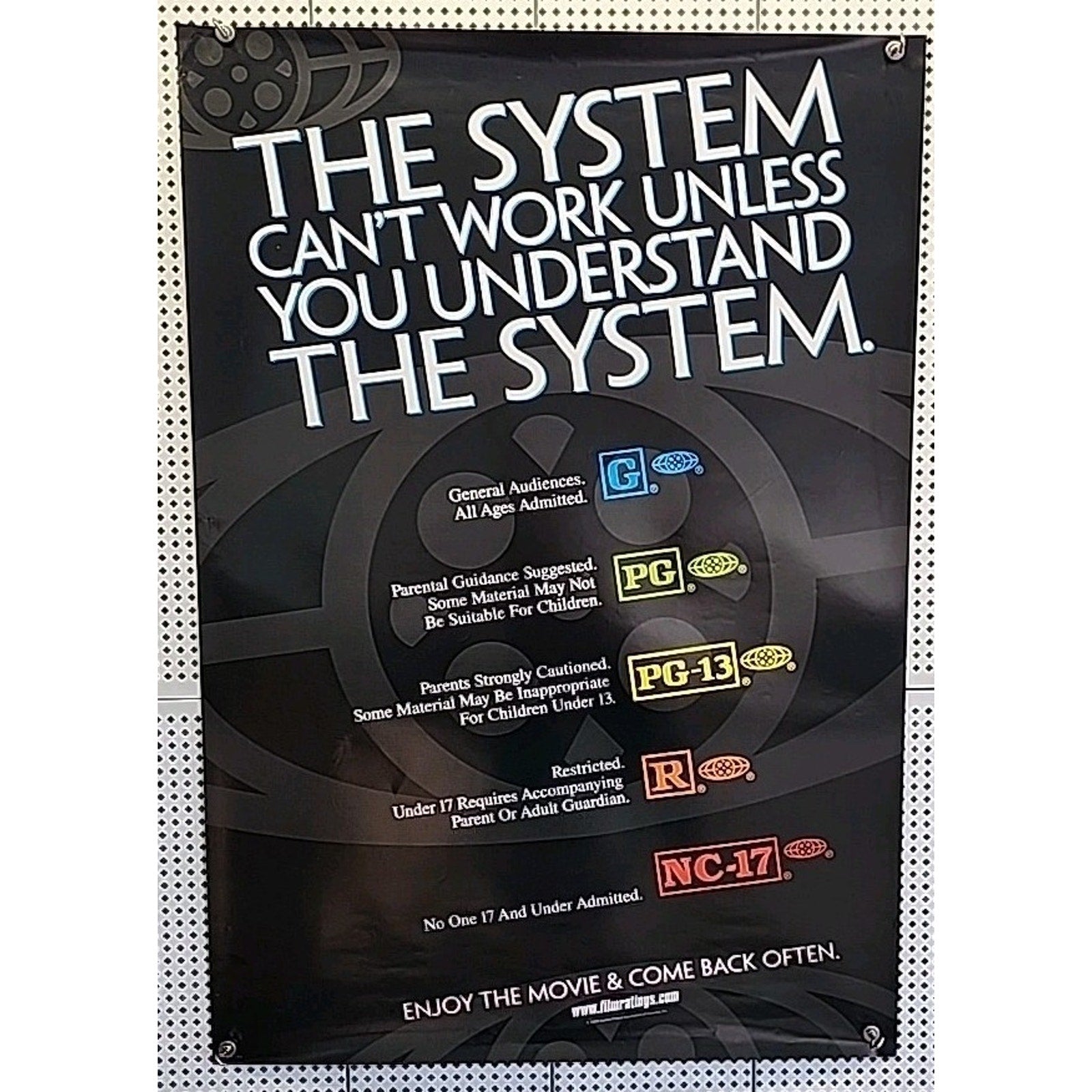 The System Can't Work Unless You Understand The System Movie Poster 27x40