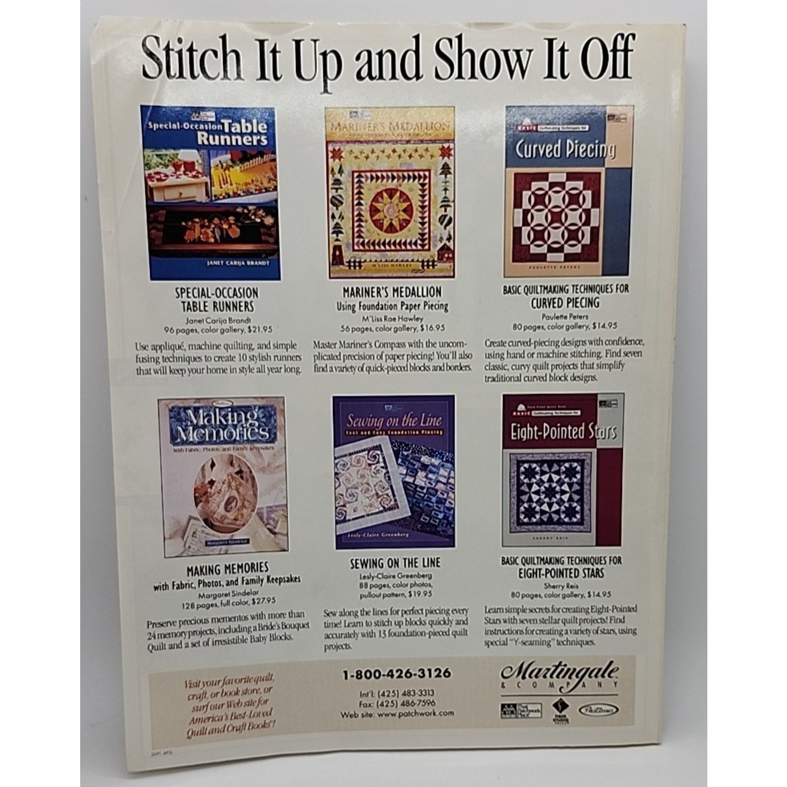 BHG American Patchwork Quilting Magazine Sewing Pattern Book April 1999 #37