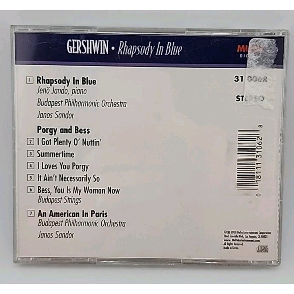 Gershwin Rhapsody In Love Classical Journey (CD)