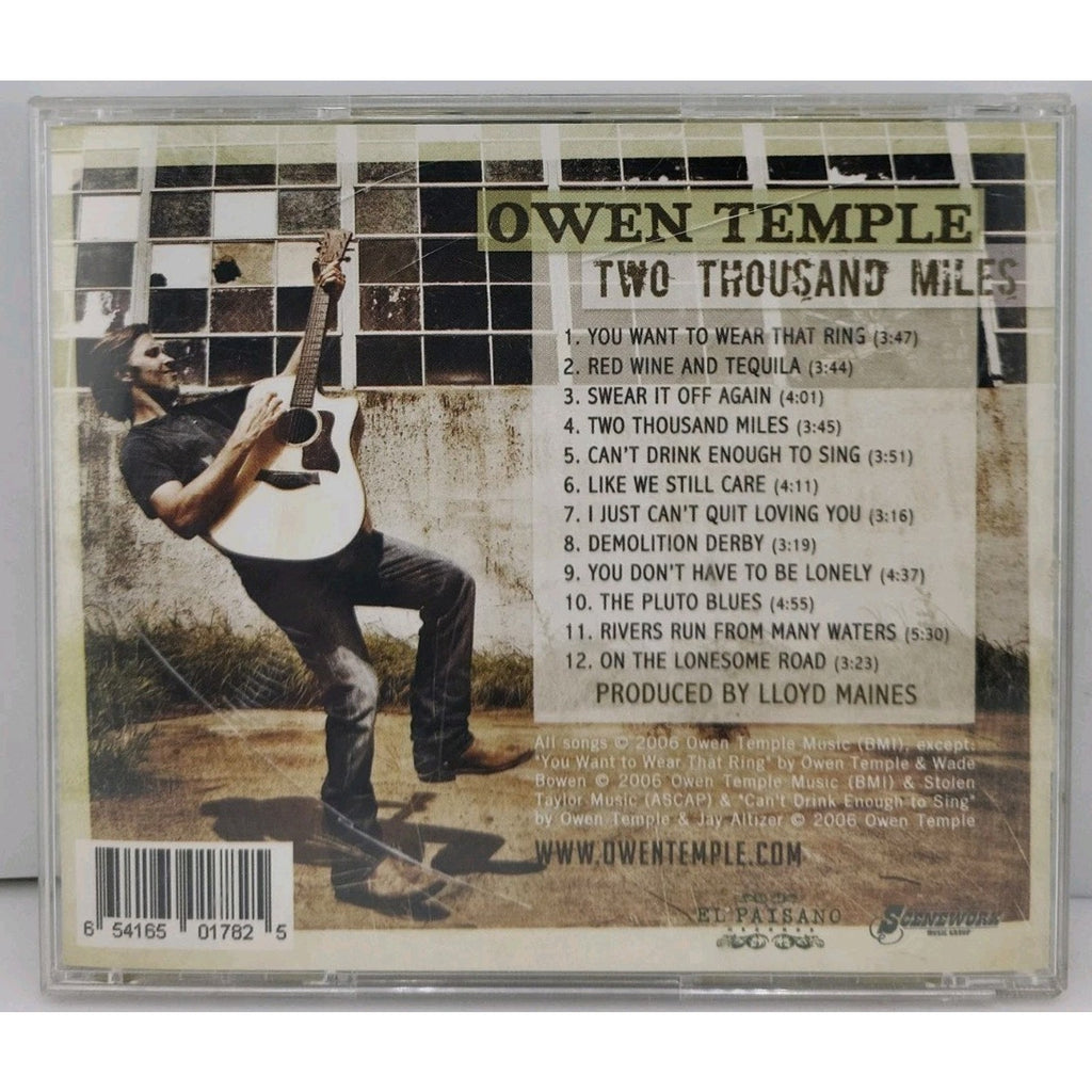 Two Thousand Miles by Owen Temple (CD, 2007)